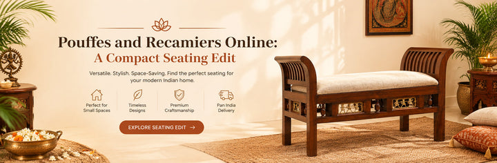 Pouffes and Recamiers Online: A Compact Seating Edit
