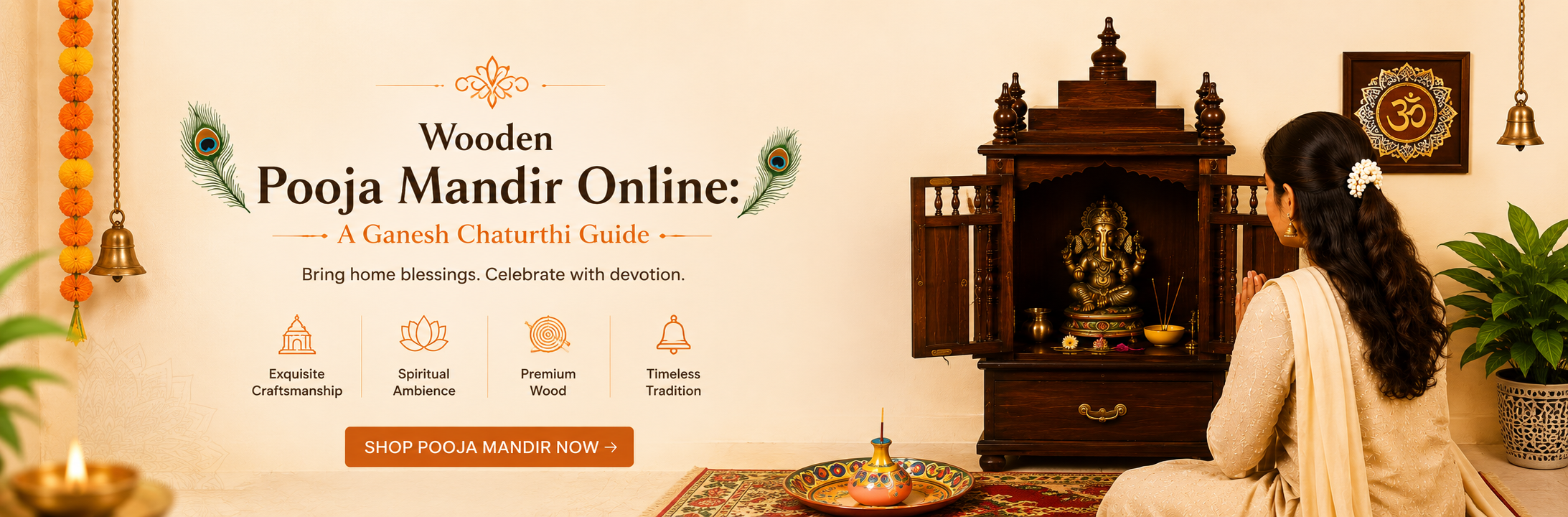 Wooden Pooja Mandir Online: A Ganesh Chaturthi Guide