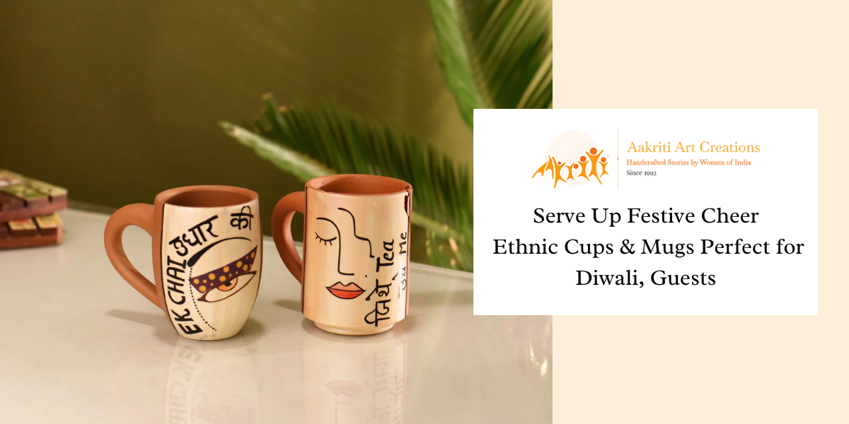 Serve Up Festive Cheer: Ethnic Cups & Mugs Perfect for Diwali, Guests