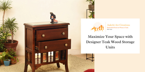 Maximize Your Space with Designer Teak Wood Storage Units