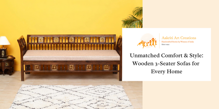 Unmatched Comfort & Style: Wooden 3-Seater Sofas for Every Home