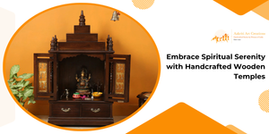 Embrace Spiritual Serenity with Handcrafted Wooden Temples