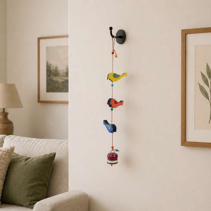 Trinity Of Birds Windchime (5x2.5x28)