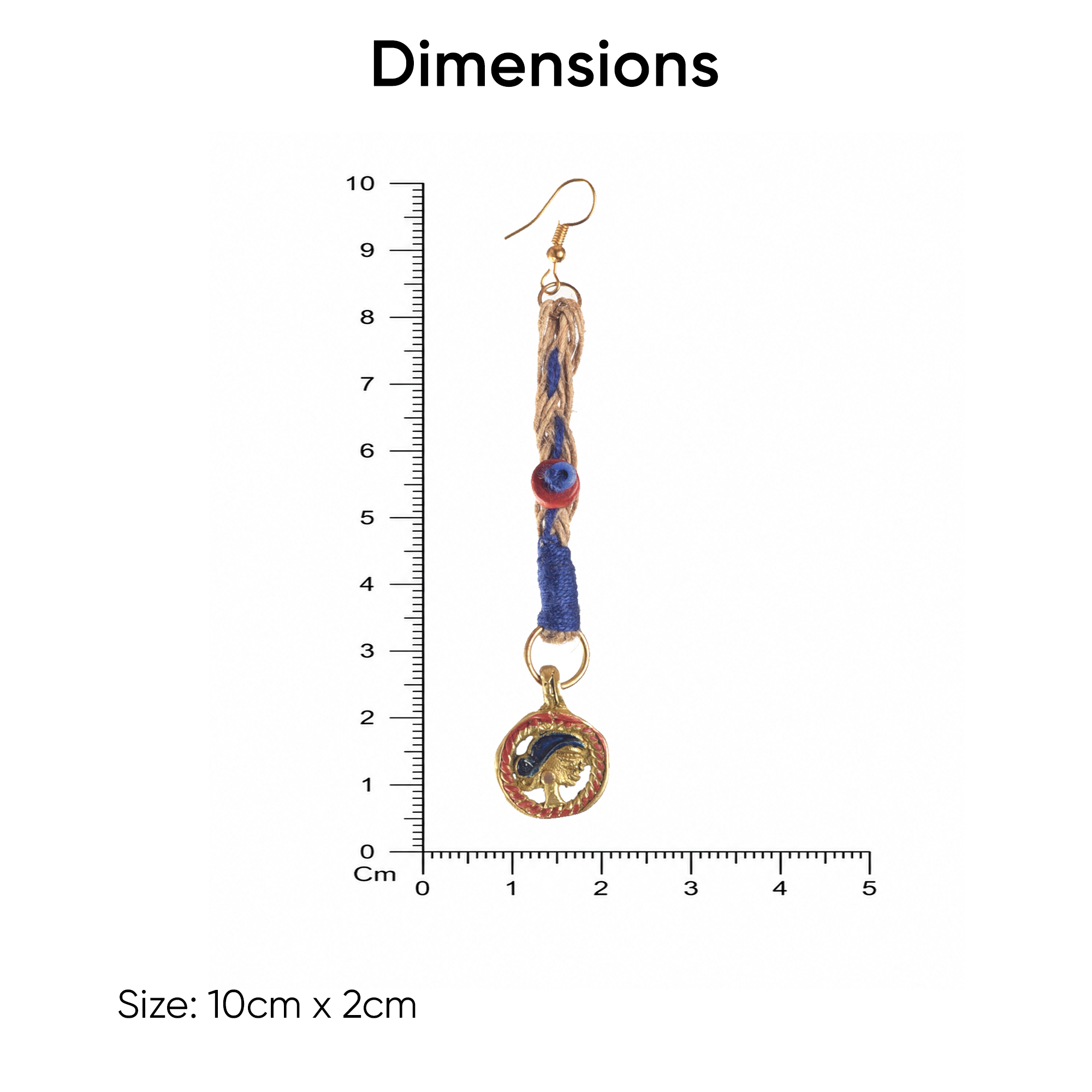 Queen's Drop Tribal Handcrafted Earrings