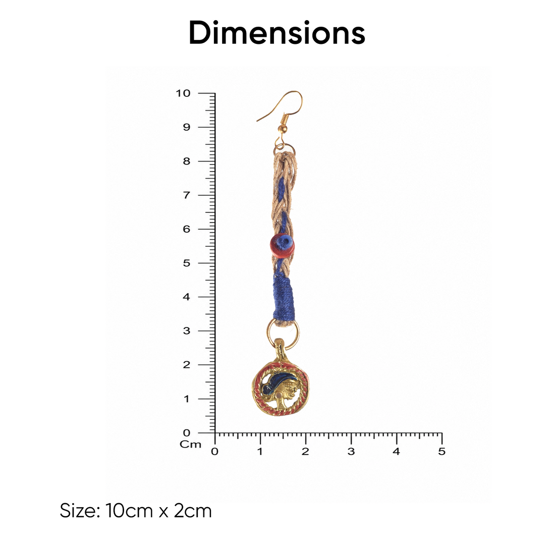 Queen's Drop Tribal Handcrafted Earrings