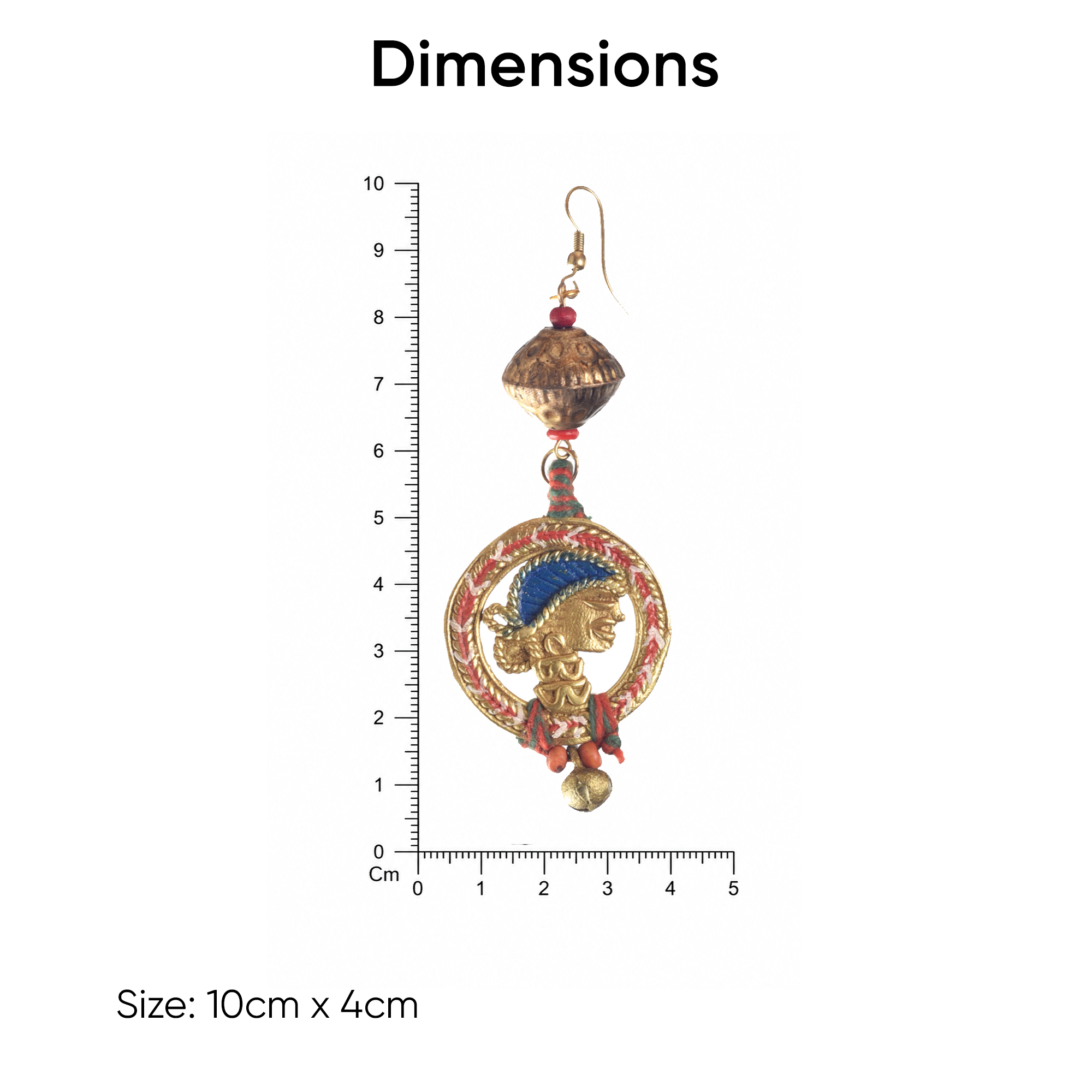 The Red Queen Handcrafted Earrings