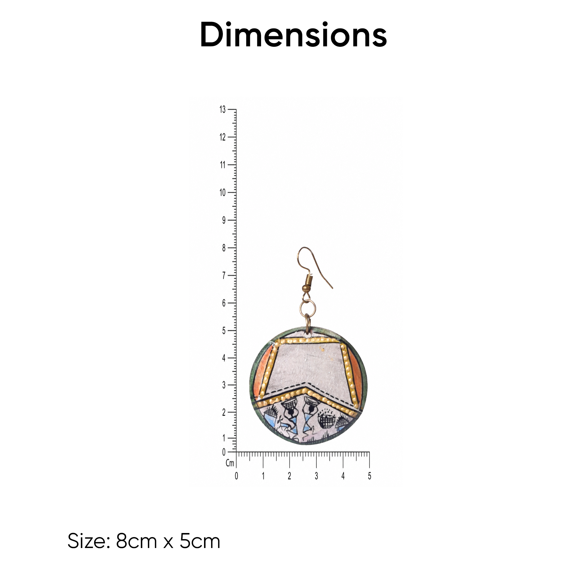 Remi-III Handcrafted Tribal Art Earrings
