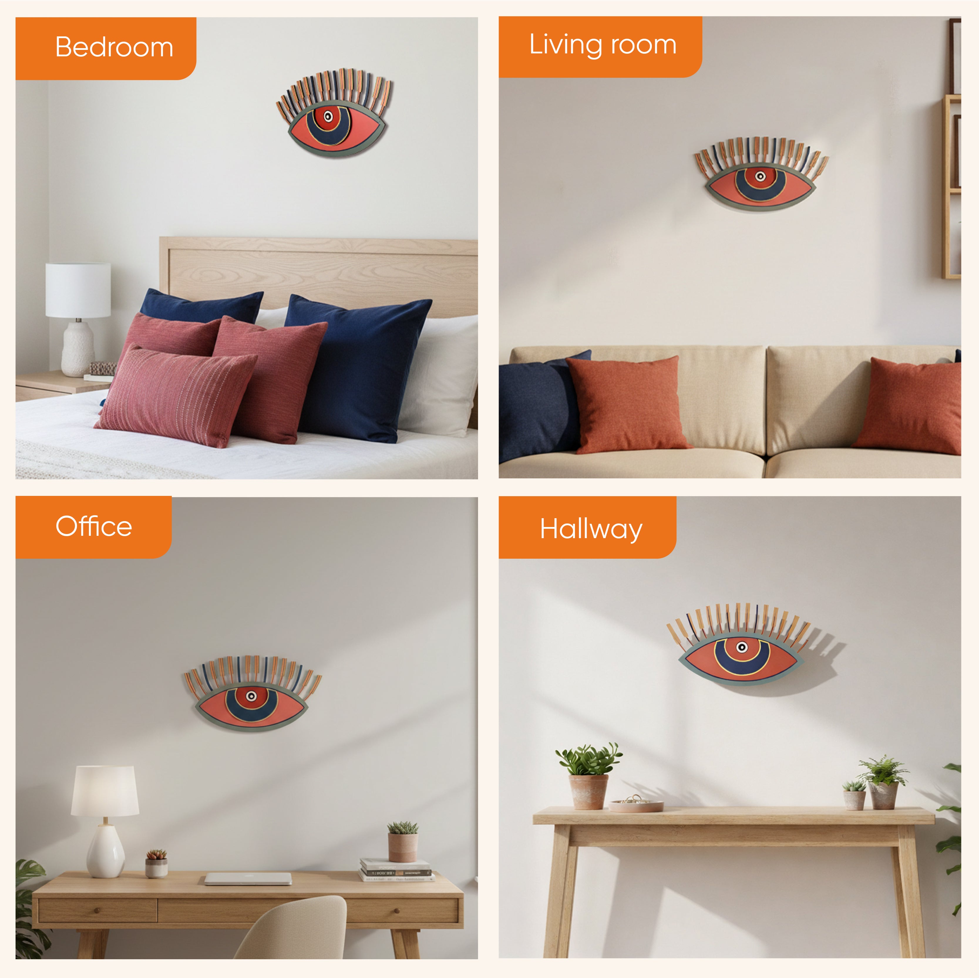 Pianist's Eyes Wall Decor Mask