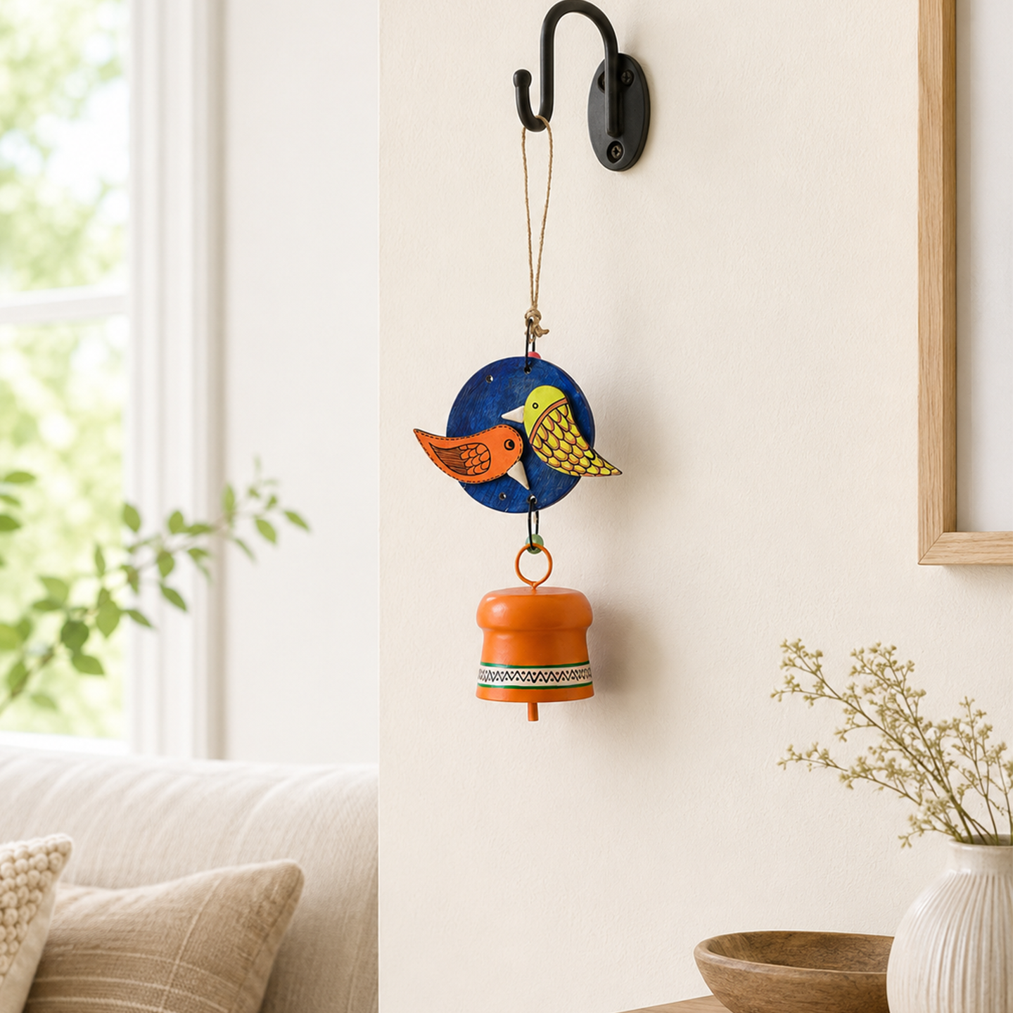 Windchime Wooden Bird Small (11x4)