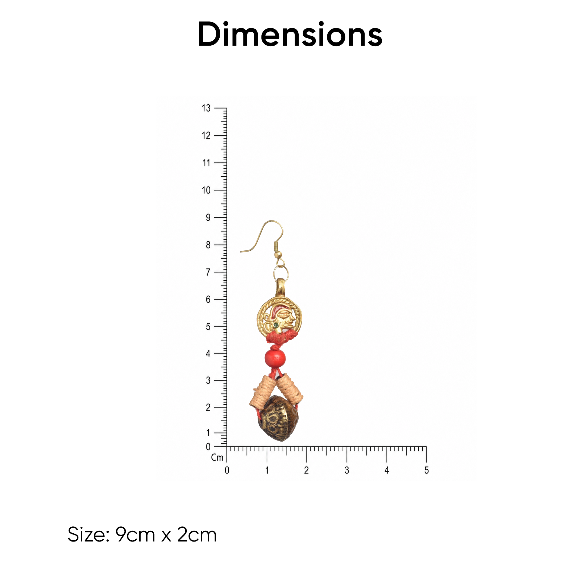 The Queen Noble Handcrafted Tribal Earrings