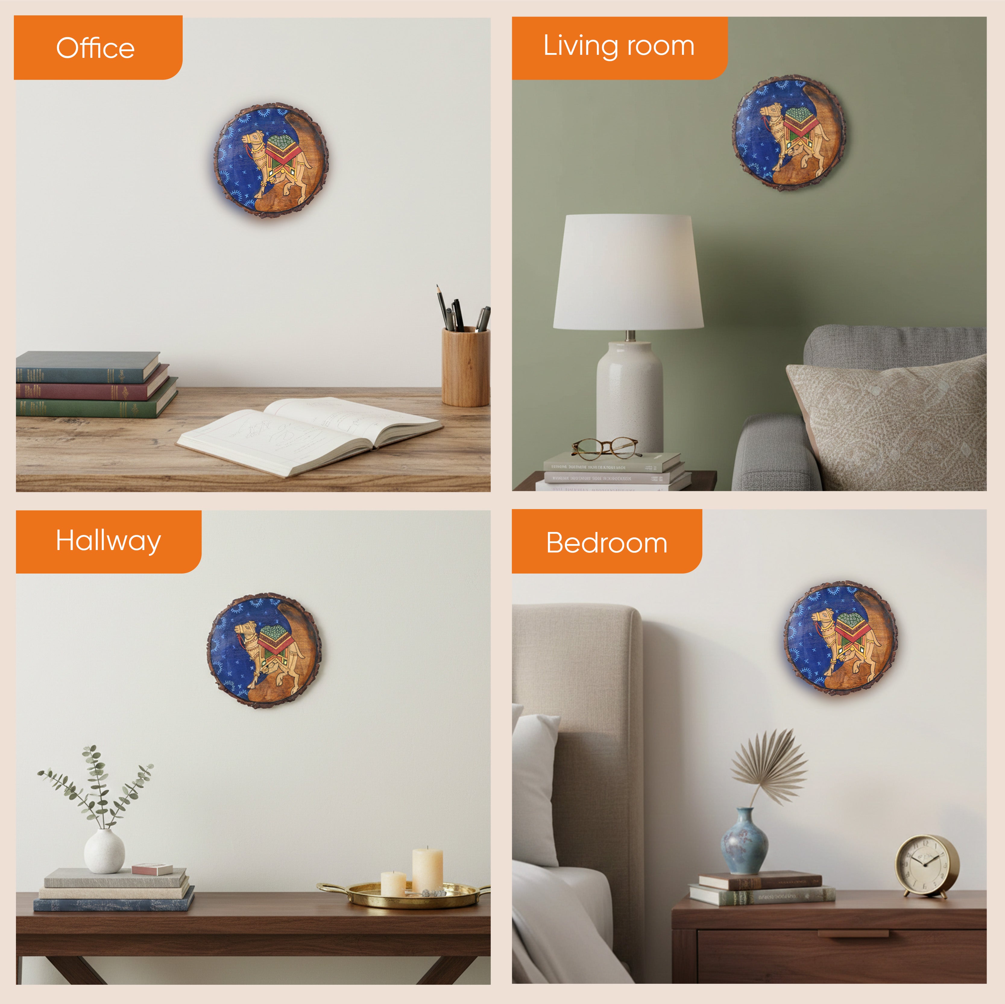 Pichhwai Camel Wall Accent
