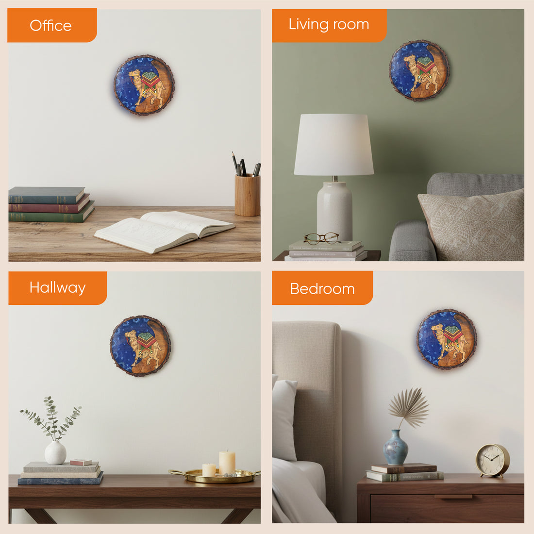 Pichhwai Camel Wall Accent