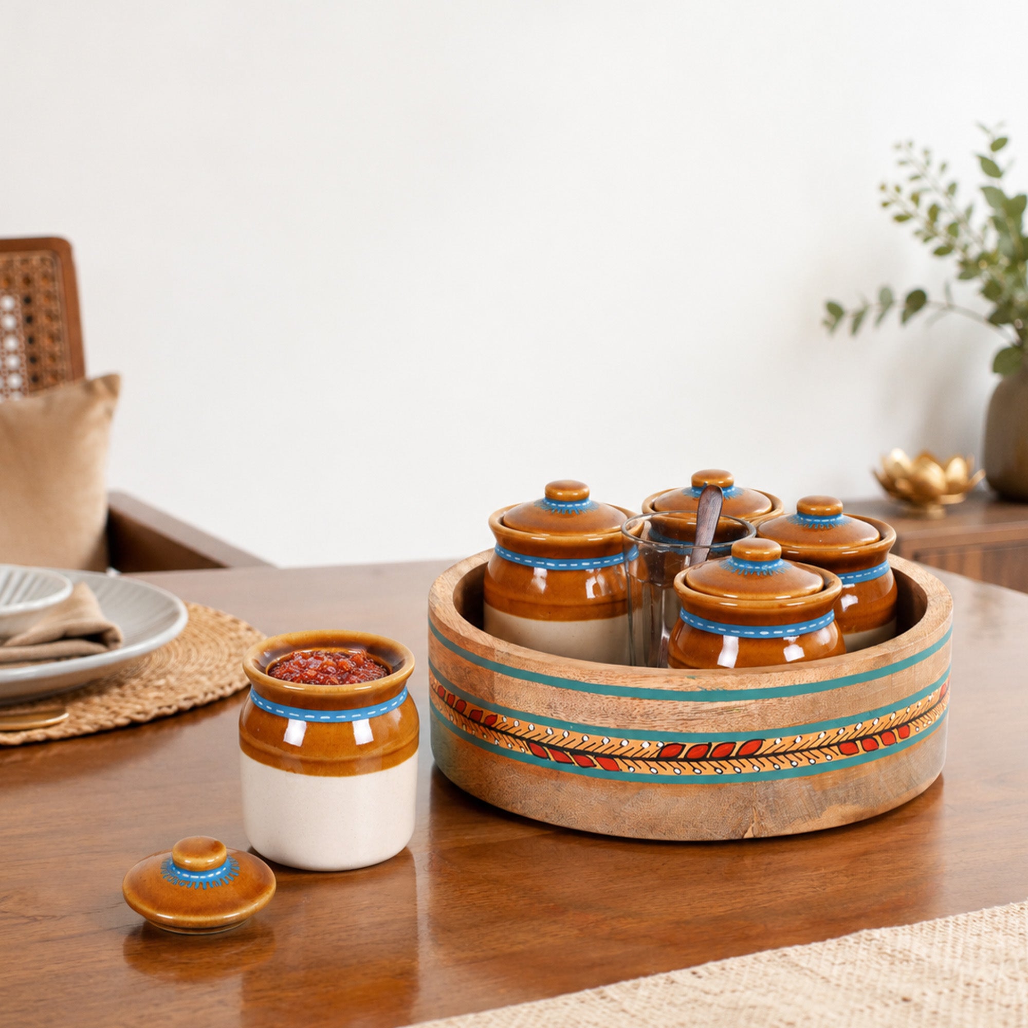 Dadi ma ke achaar SET OF 5 (9x9x4.6)