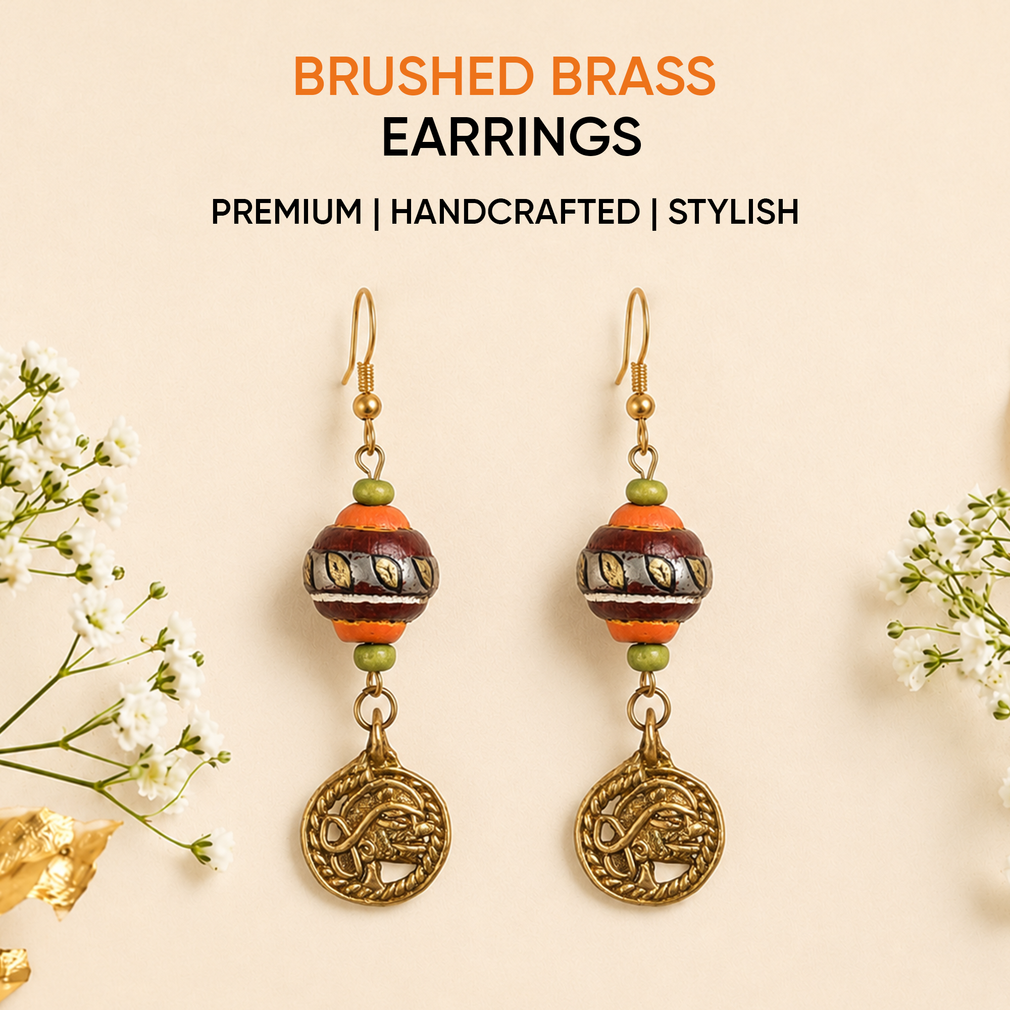 Brushed Brass Drops