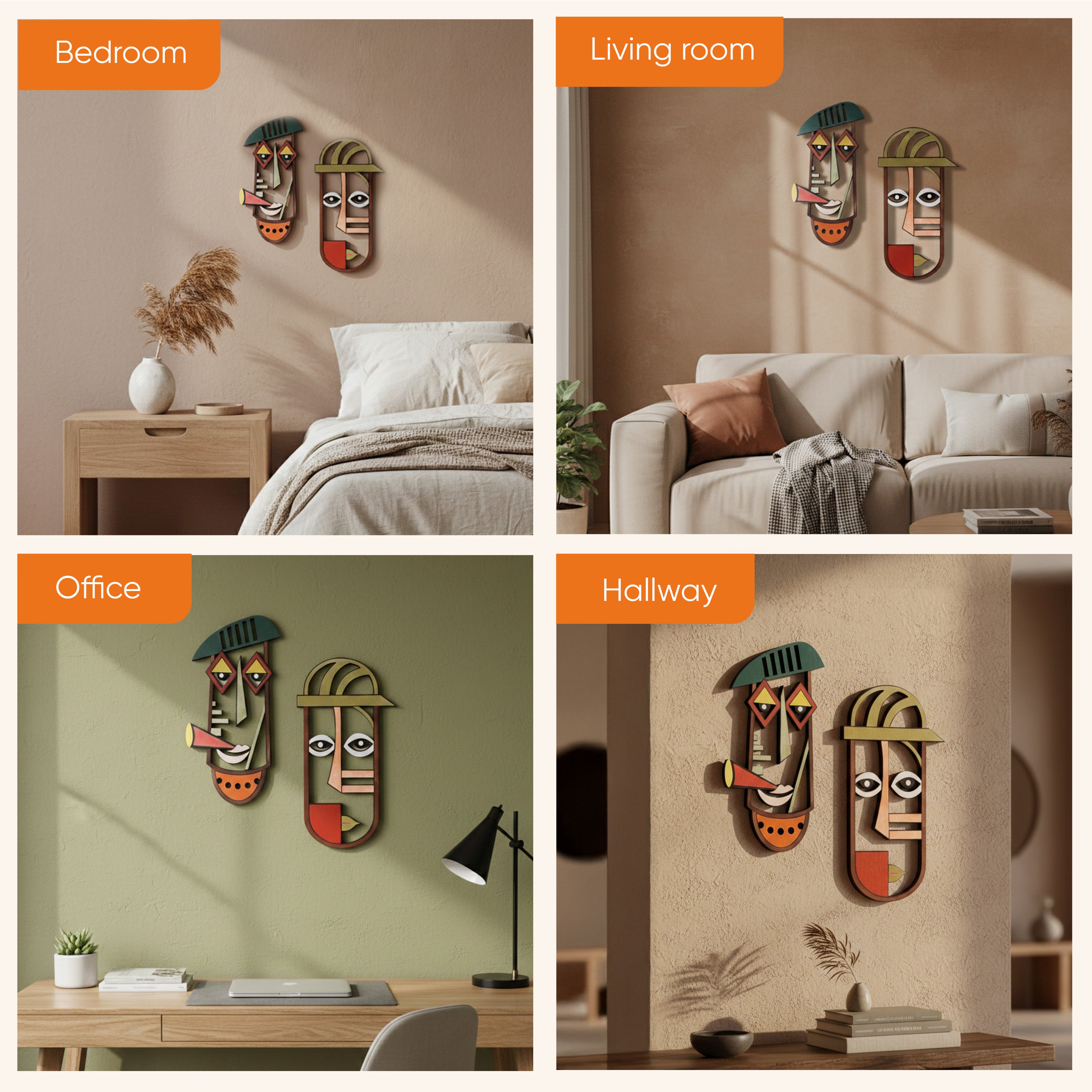 Nomads Wall Accent set of 2