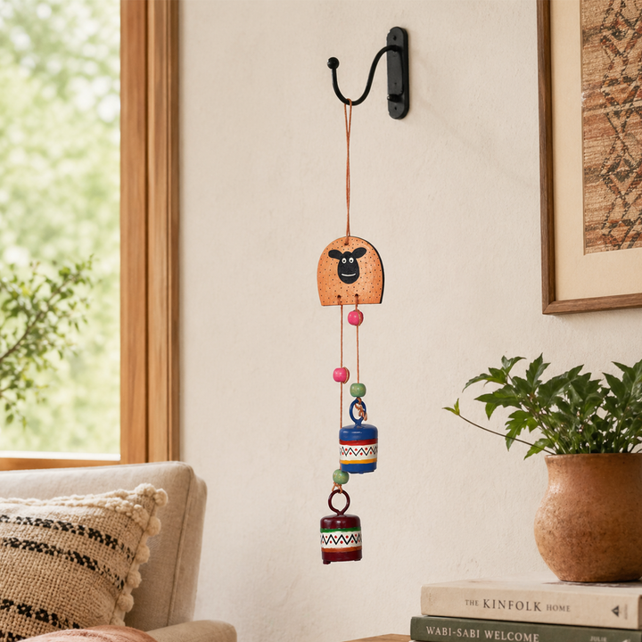 Tintin Dog Windchime with Two Metal Bells