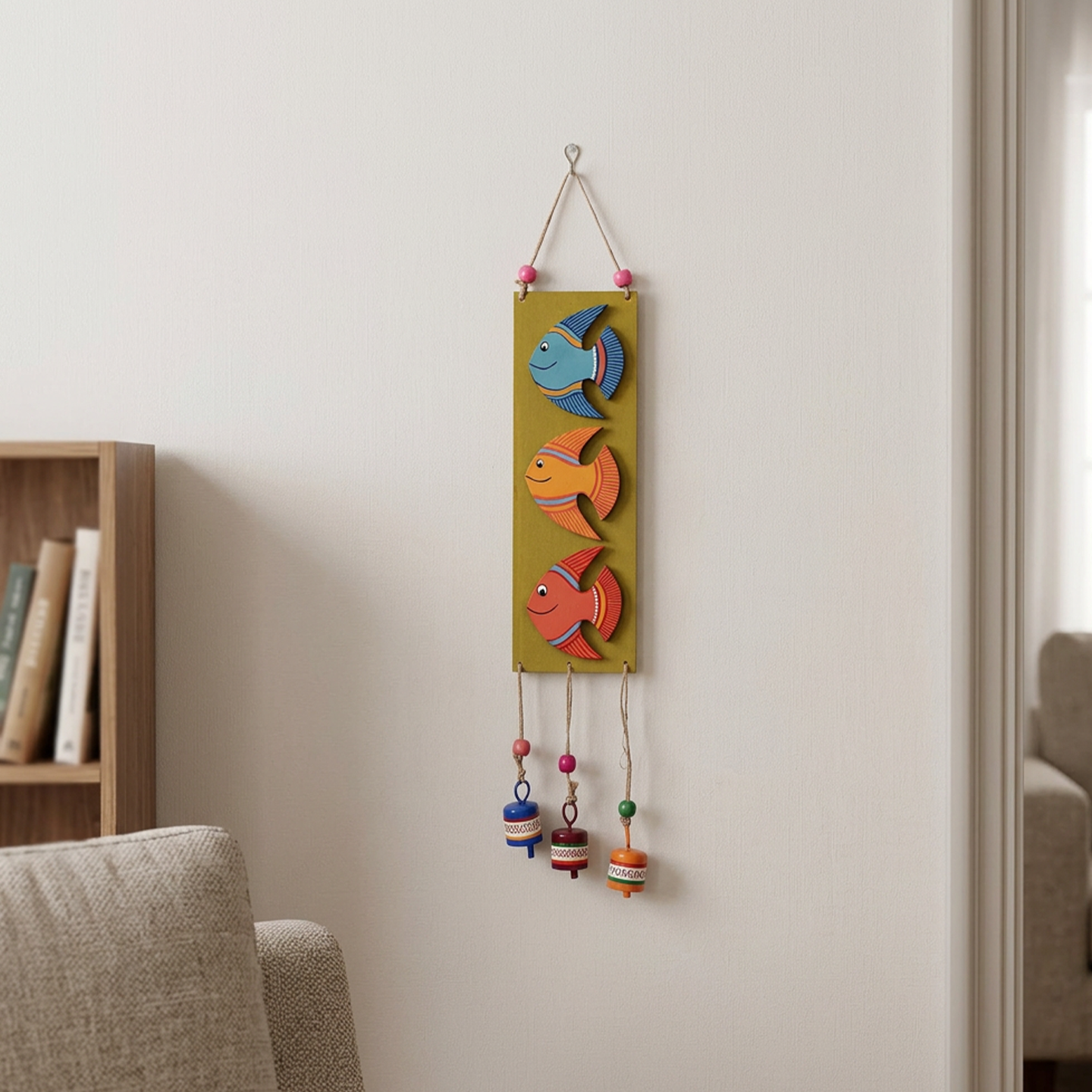 Fishy Hues Windchime (3x1x19)