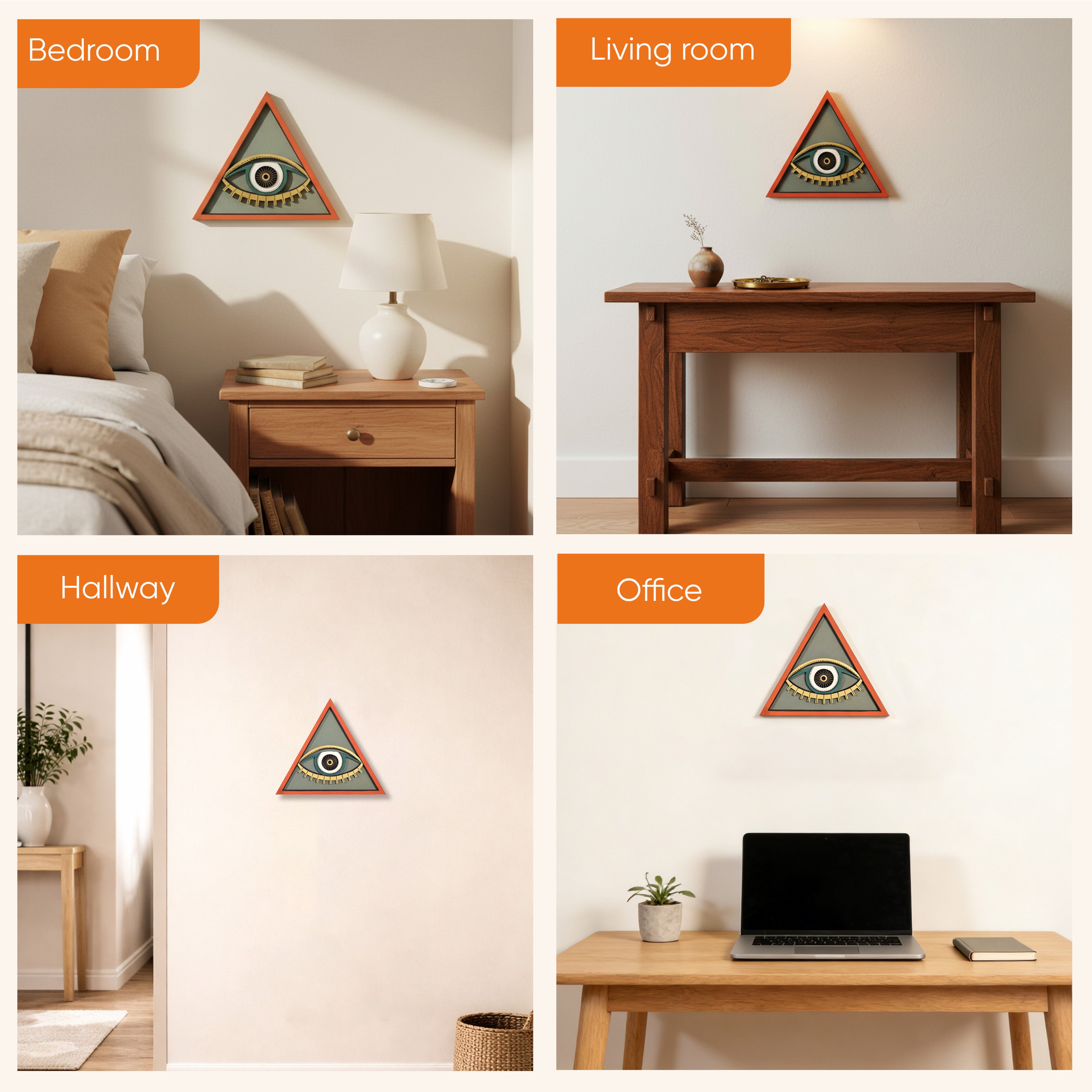 The Illuminating Eyes Wall Decor Mask