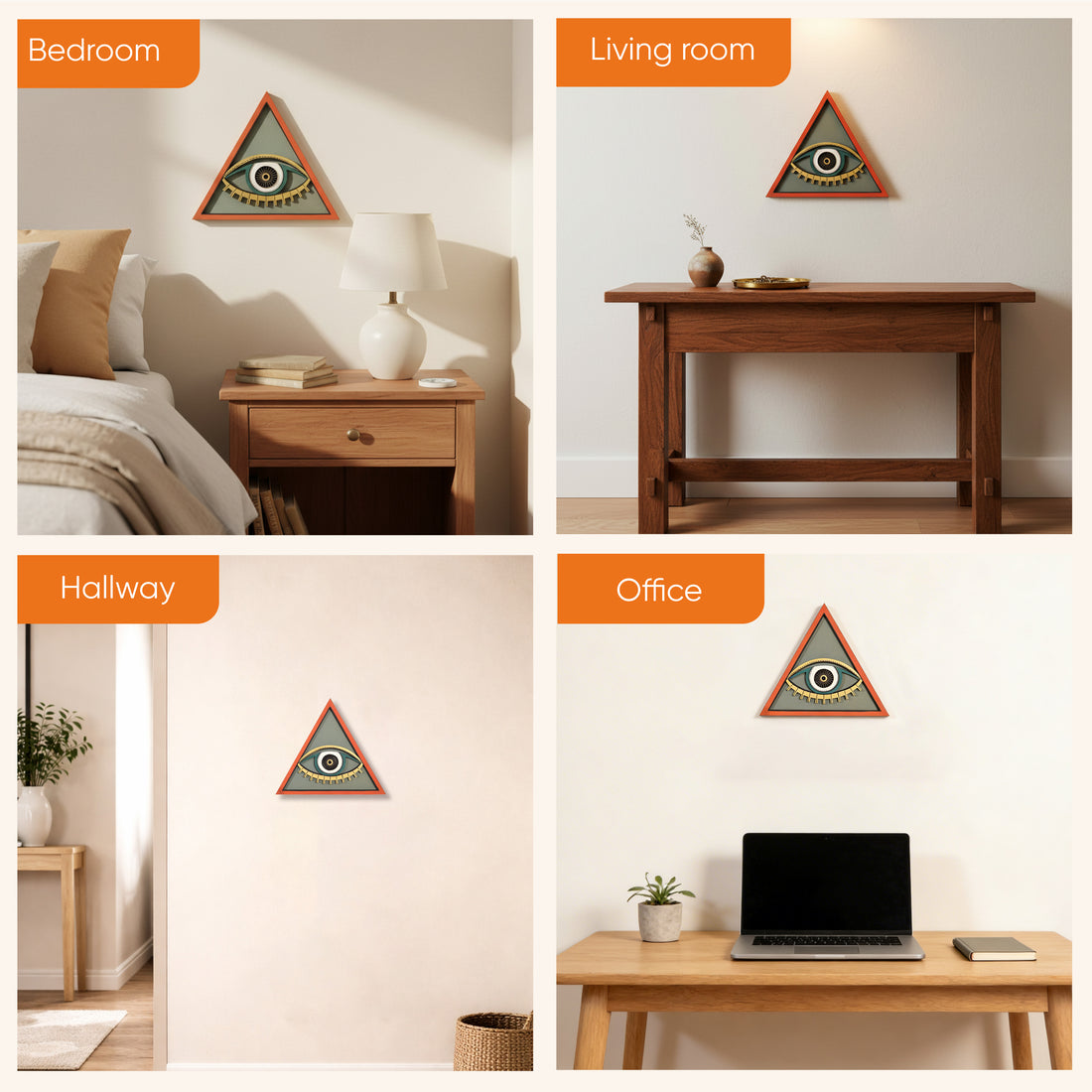 The Illuminating Eyes Wall Decor Mask
