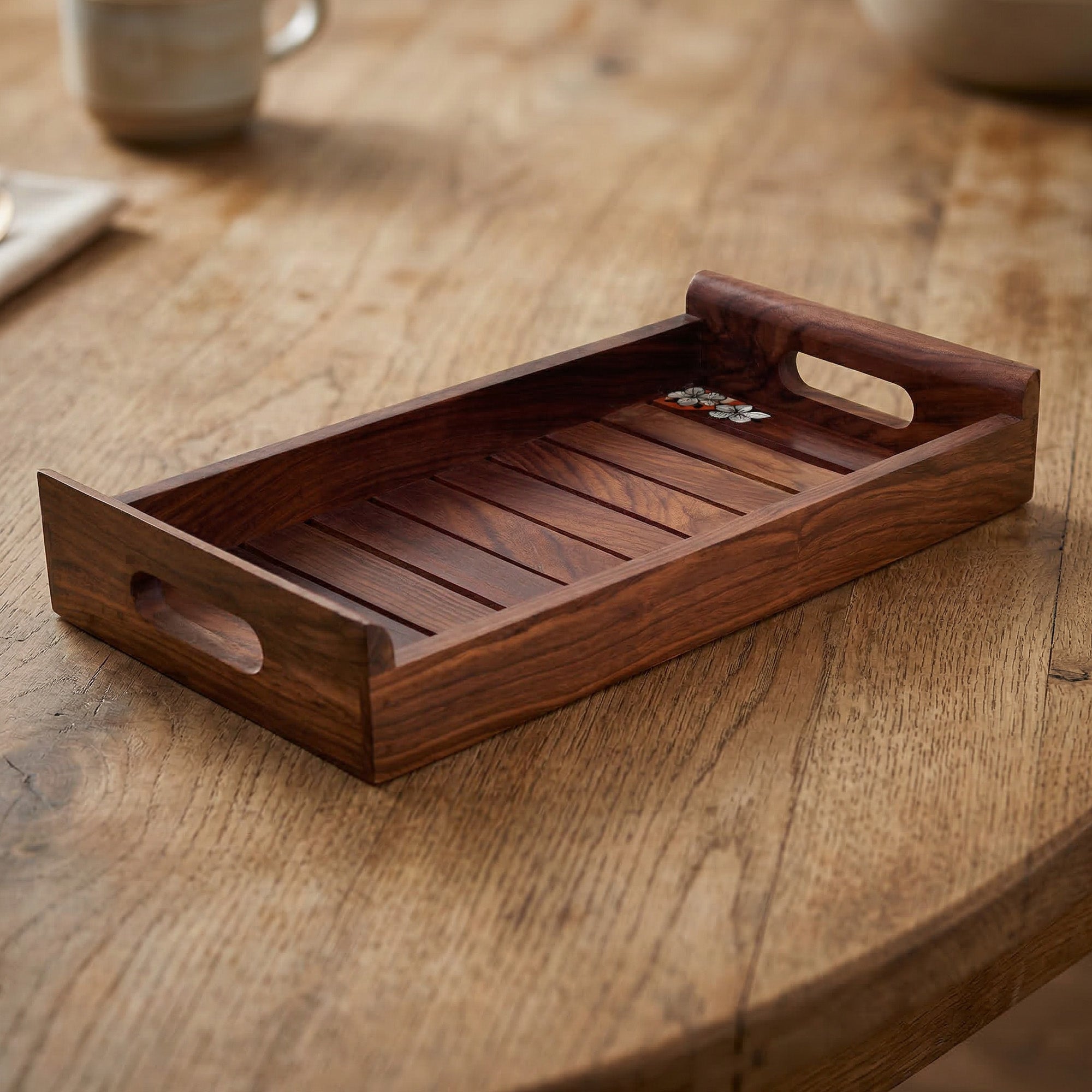 Timeless Elegance Rosewood Tray