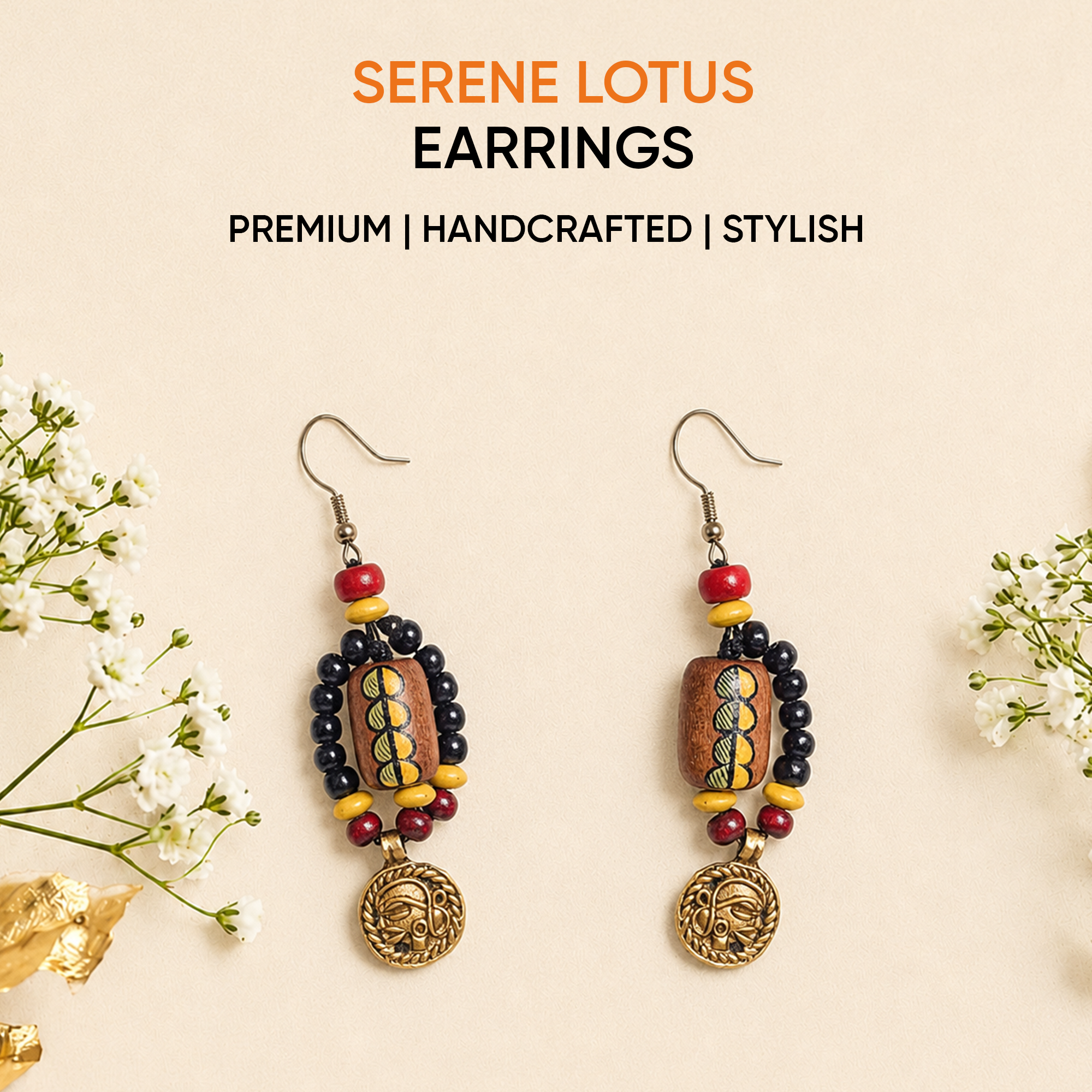 Serene Lotus Earrings
