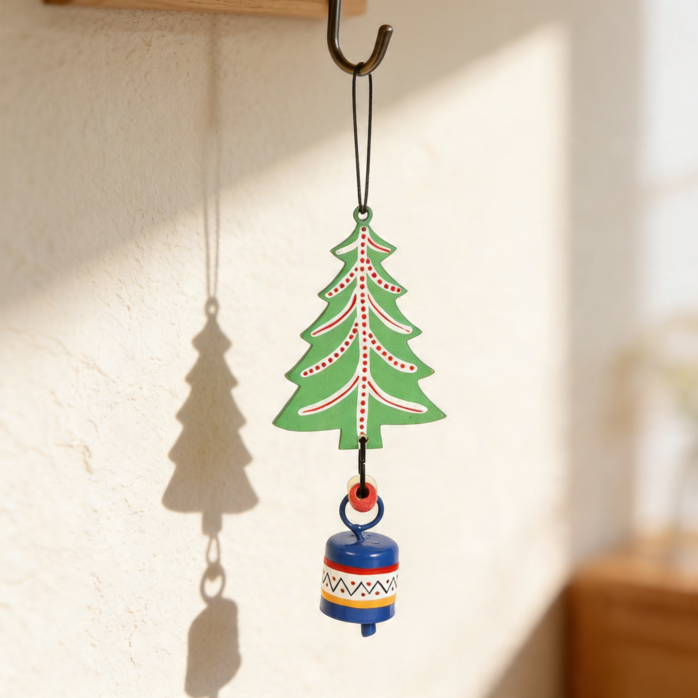 Aakriti Art Creations Green Tree Wind Chimes for Home