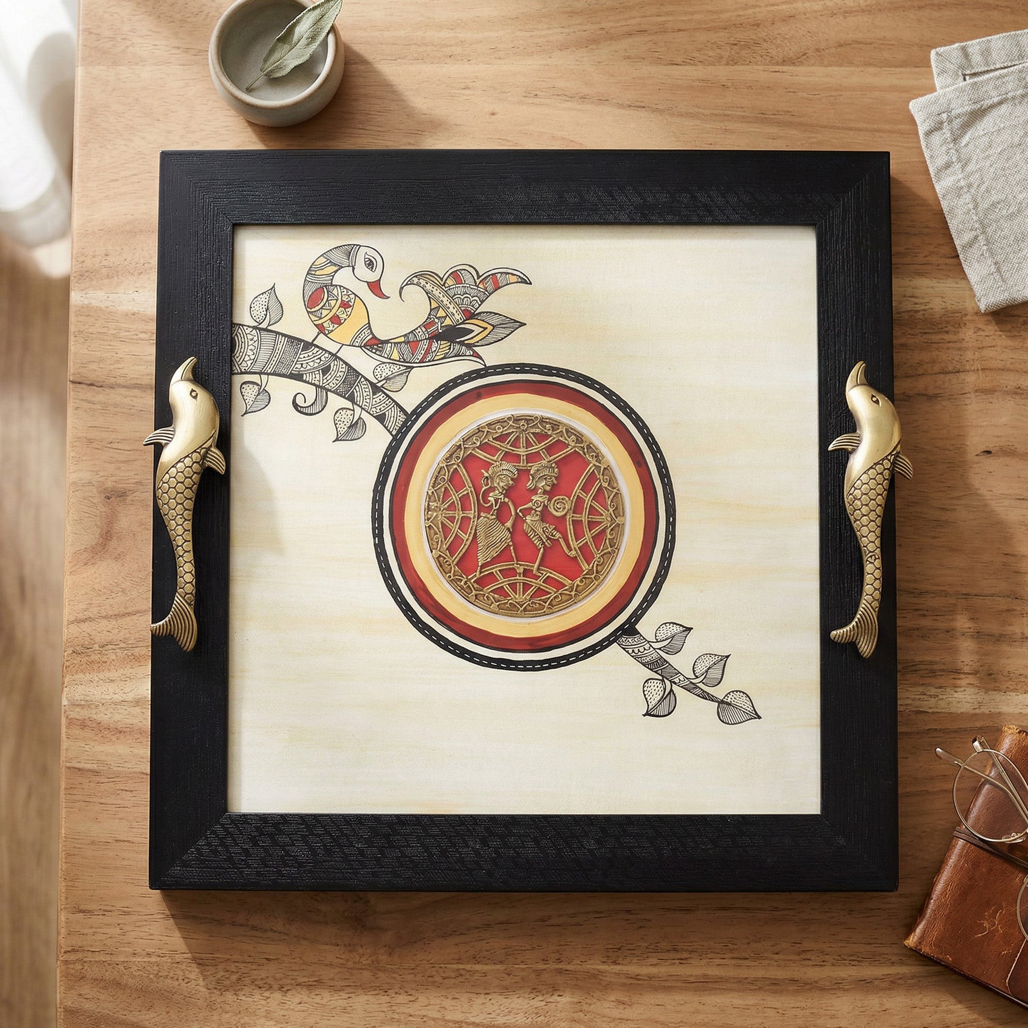 Artisan's Harmony Handcrafted Tray