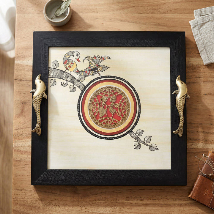 Artisan's Harmony Handcrafted Tray