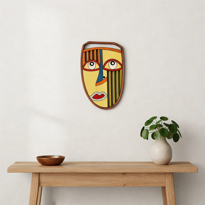 Candid Sunny Wall Decor Mask (7x11)