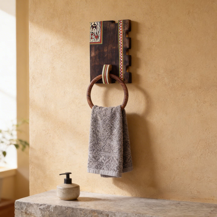 Warli Melody Towel Holder (4.5x2x10.5)
