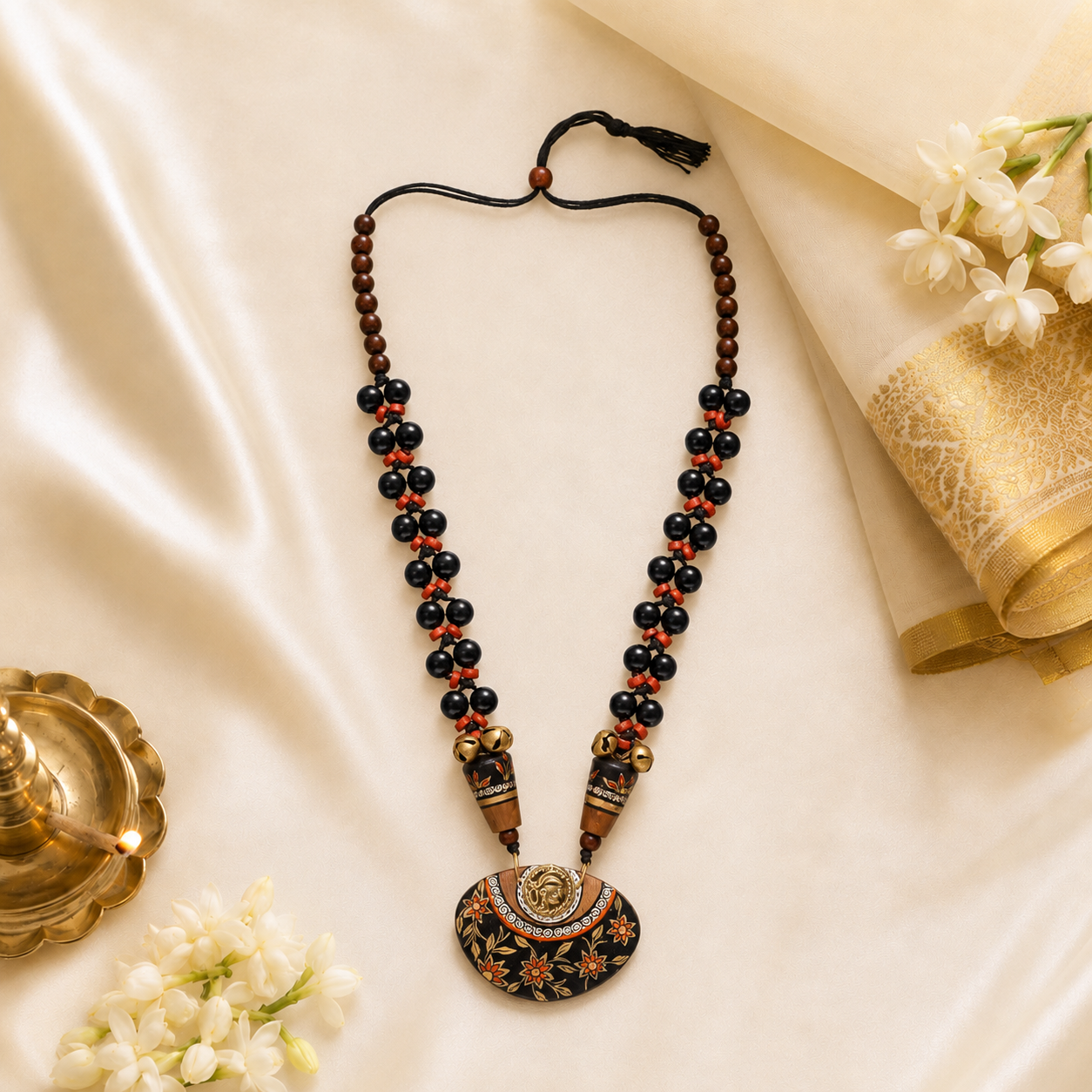 Blossom Charm Glass Necklace