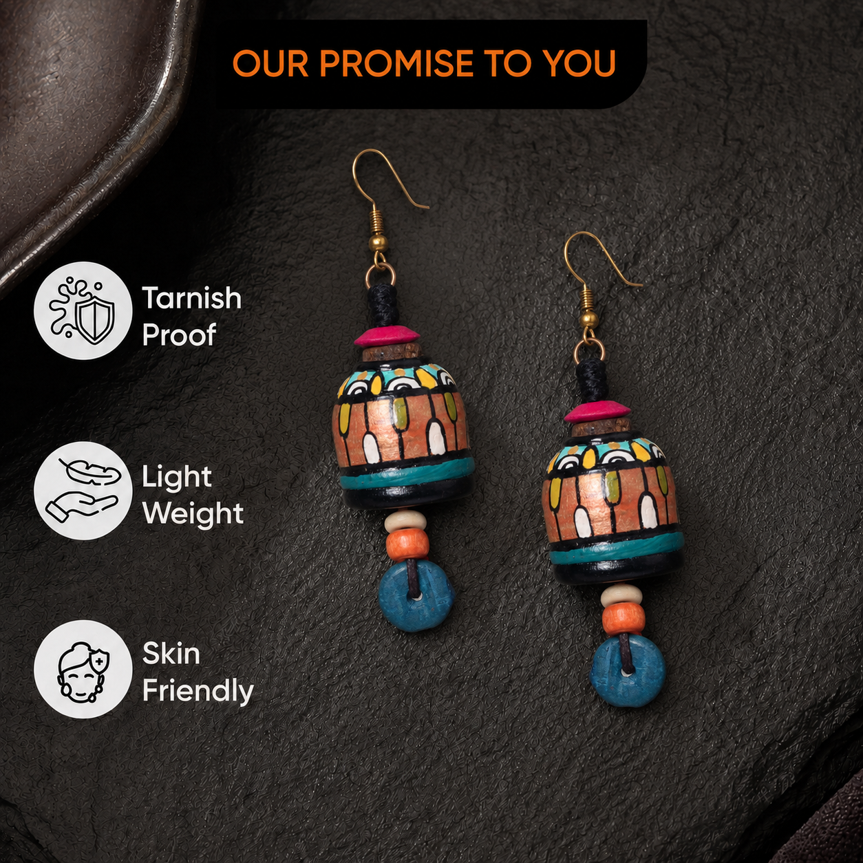 Femi Handcrafted Art Earrings