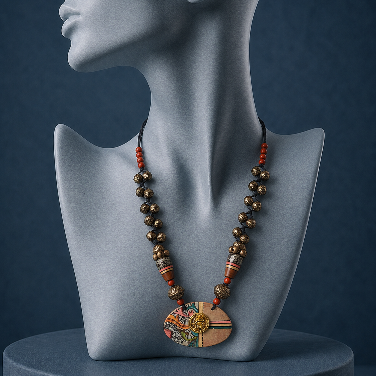 Blossom Brass Charm Necklace