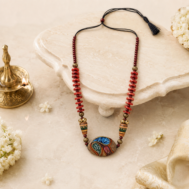 Floral Fire Necklace