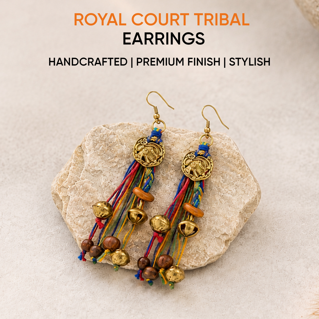 The Royal Court Handcrafted Tribal Earrings