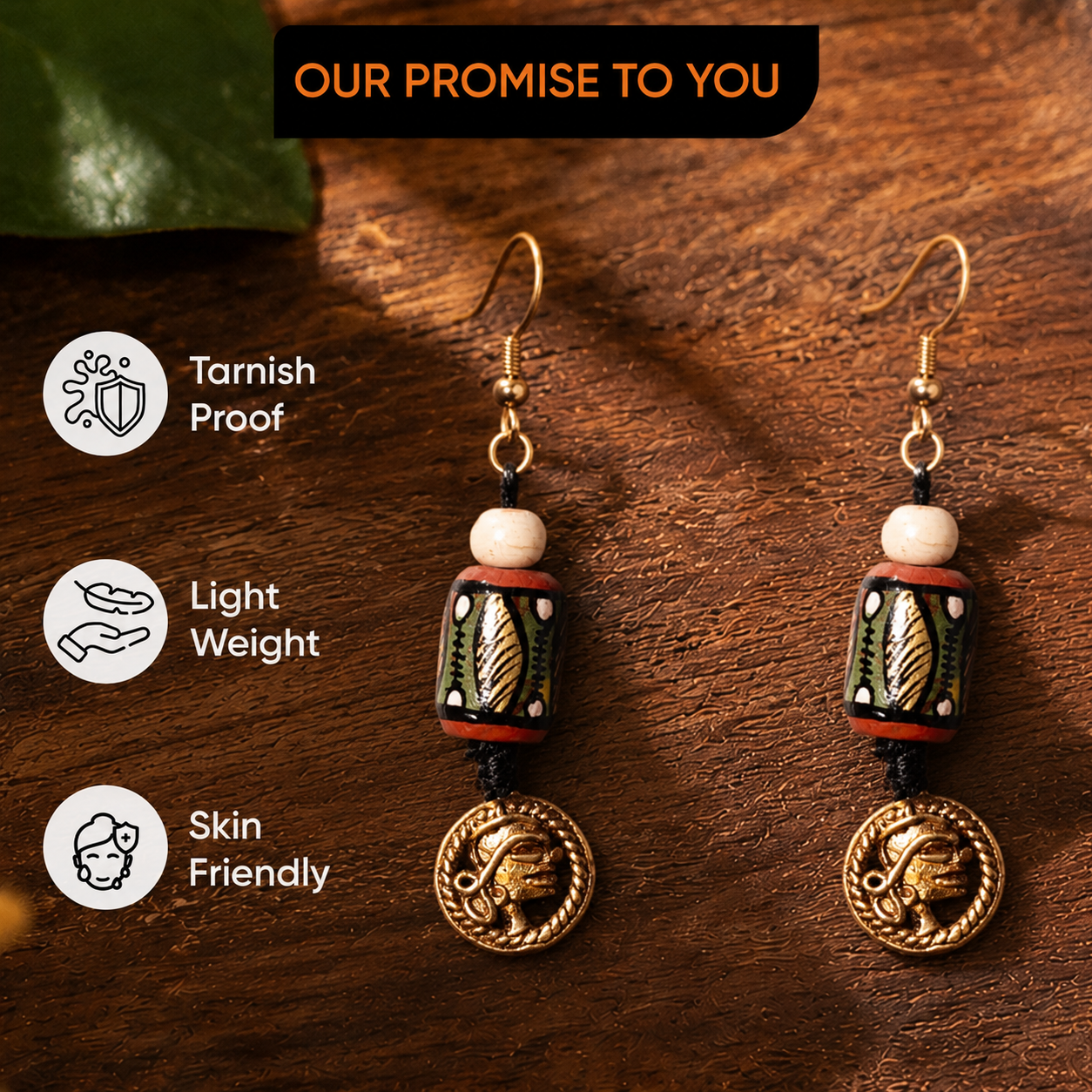 Artisanal Fusion Dangles Ethnic Earrings