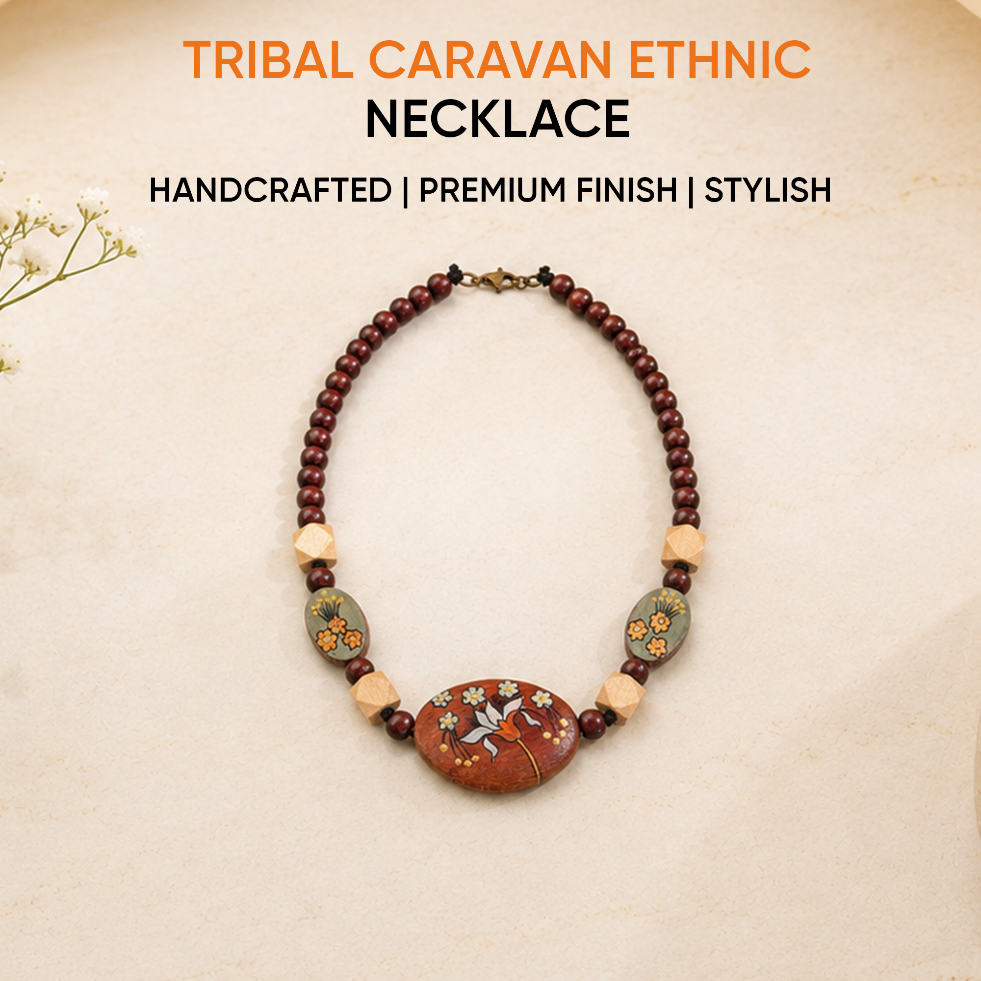 Tribal Caravan Collar Handcrafted Ethnic Necklace