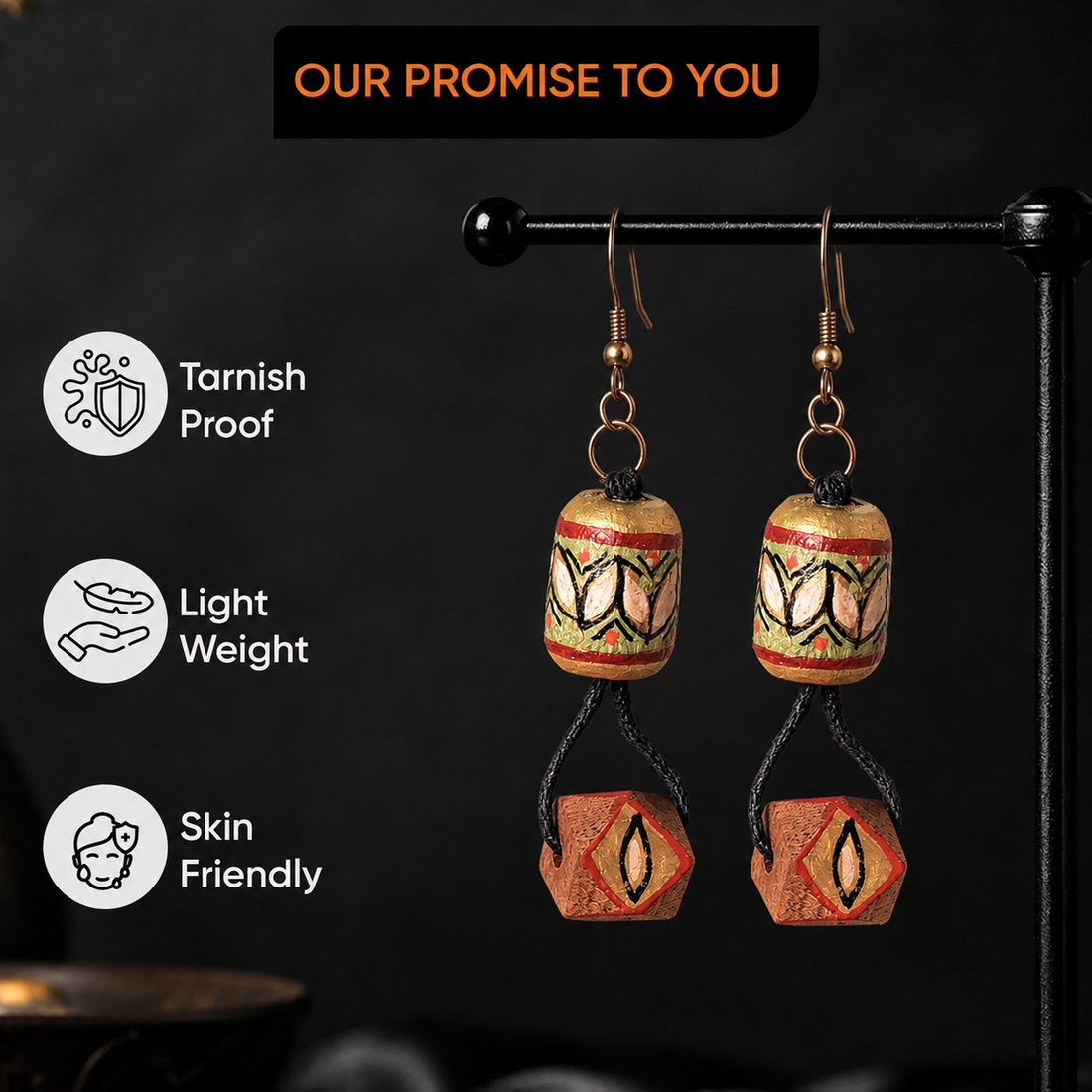Artistic Abstractions Ethnic Earrings