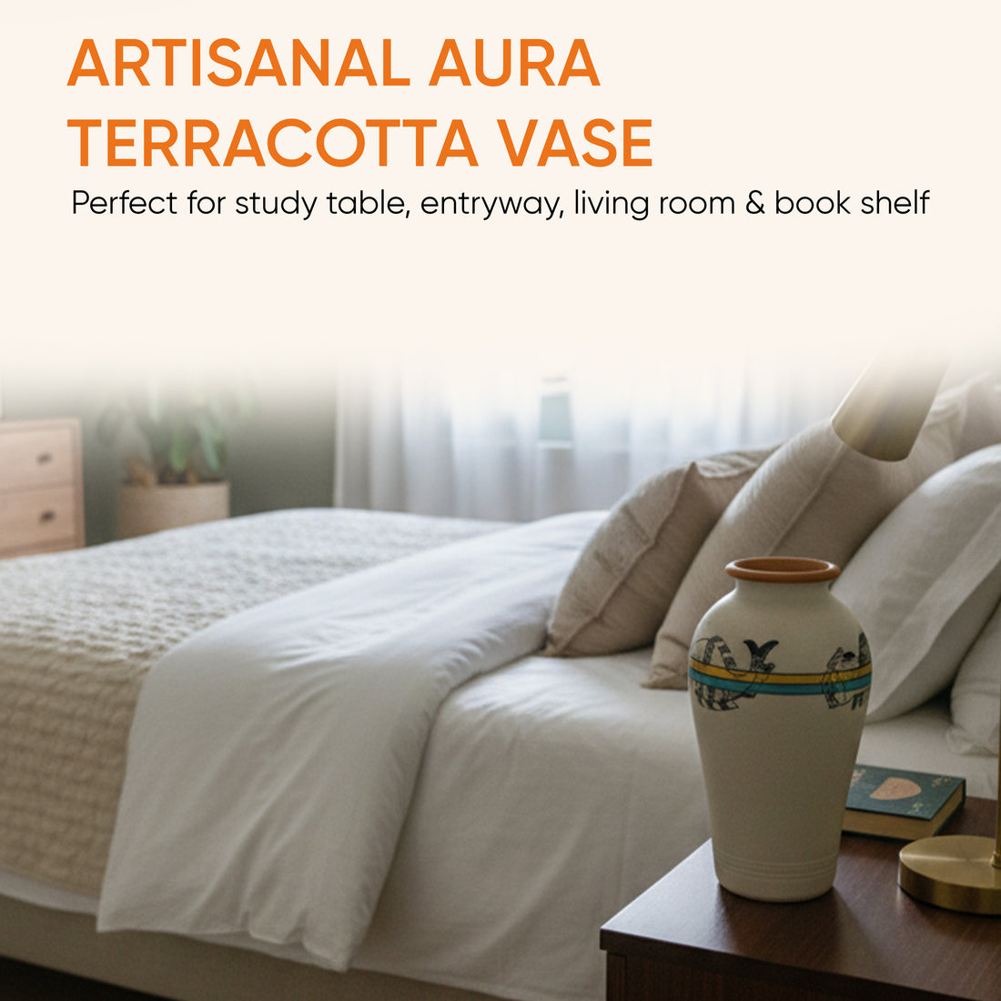 Artisanal Aura Terracotta Vase