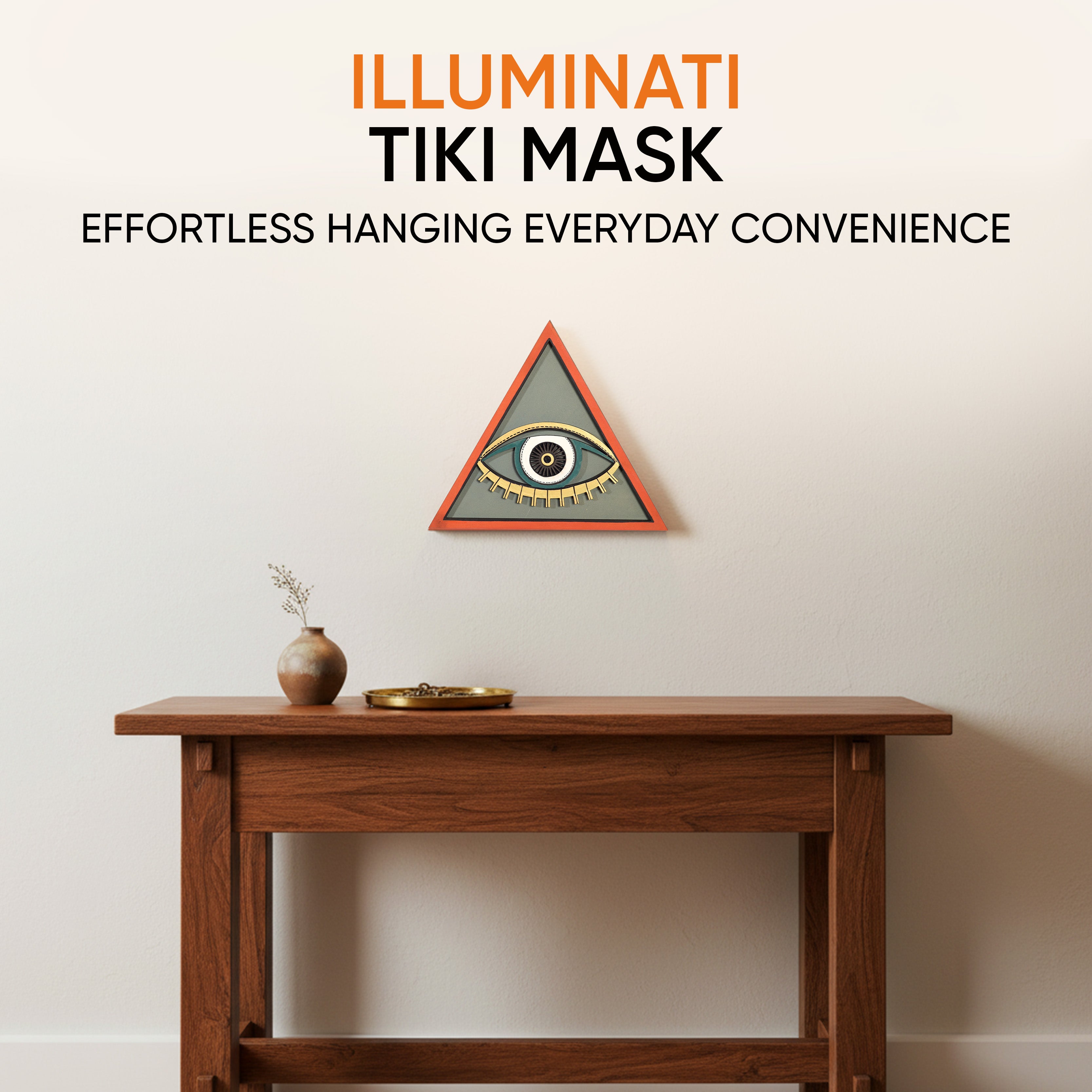 The Illuminating Eyes Wall Decor Mask