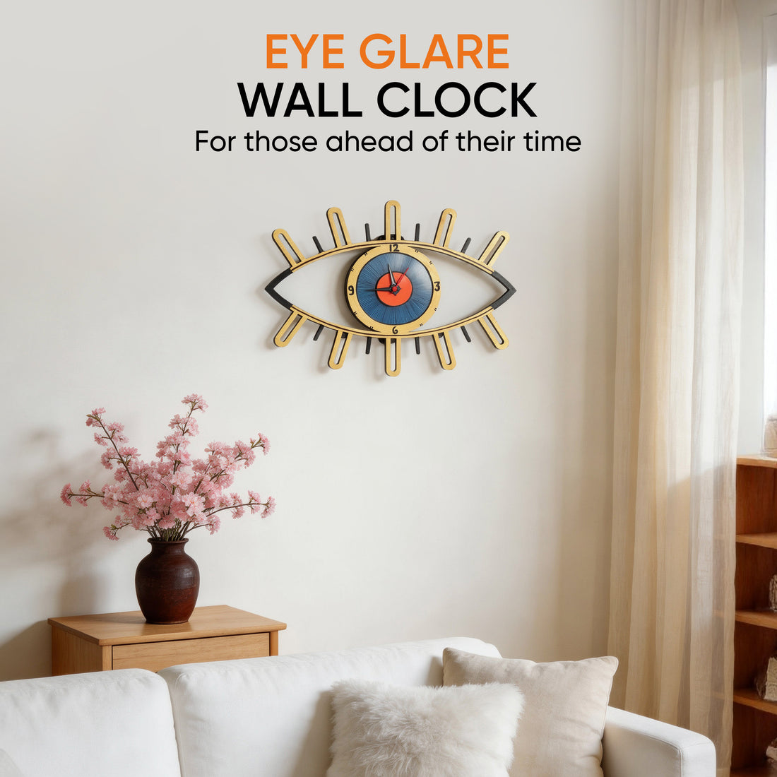 Eye Glare Wall Clock