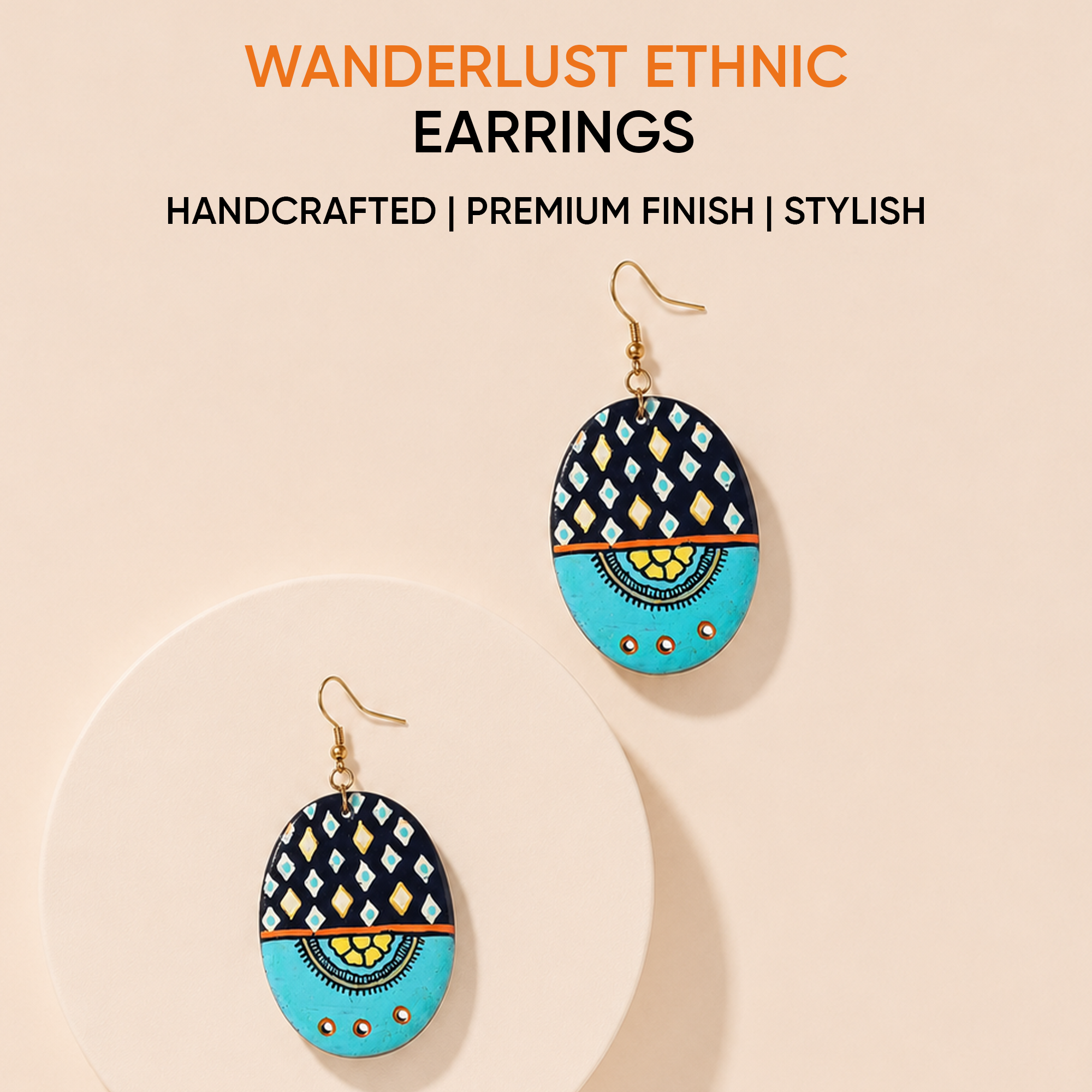 Wanderlust Wanderers Swings Ethnic Earrings