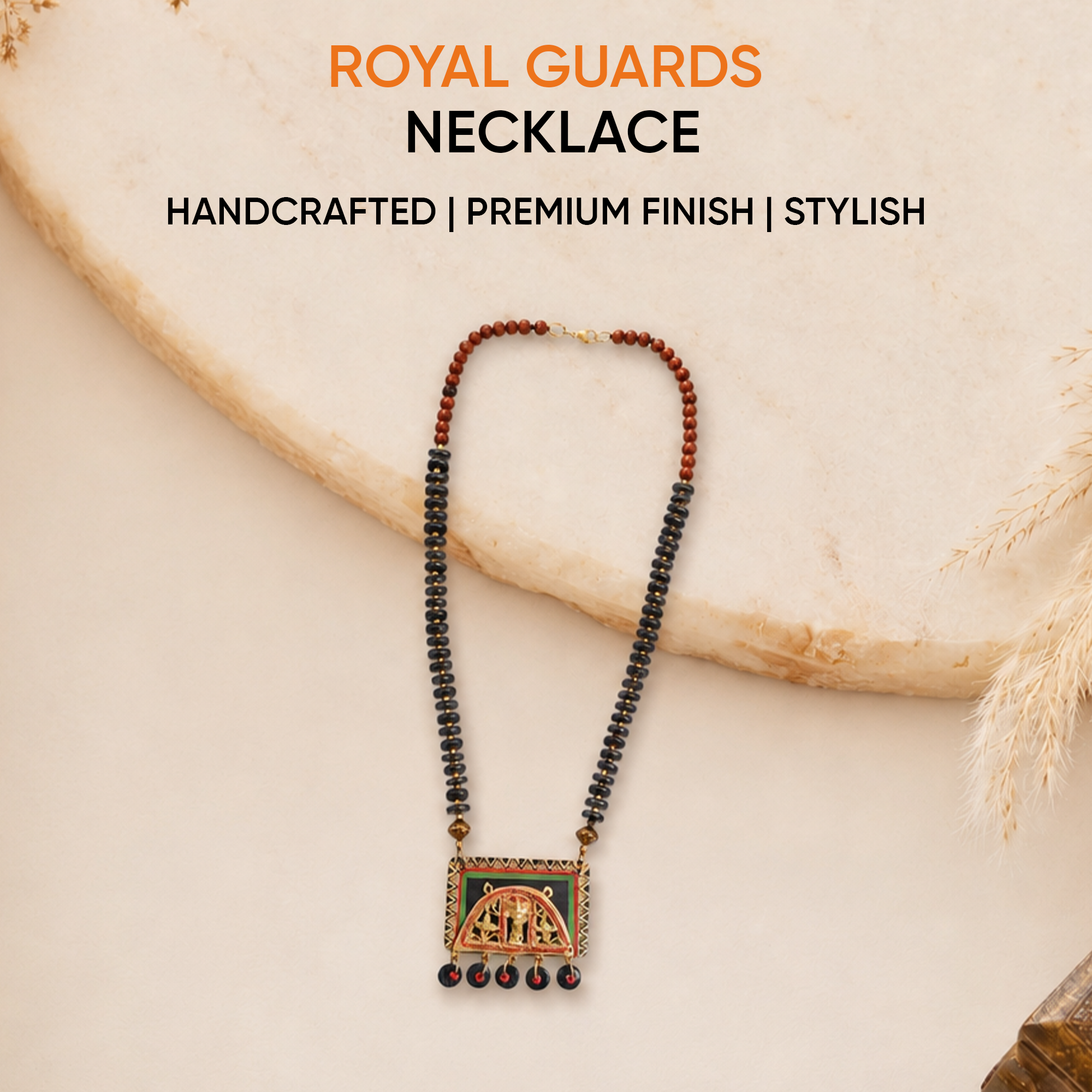 The Royal Guards Handcrafted Tribal Necklace