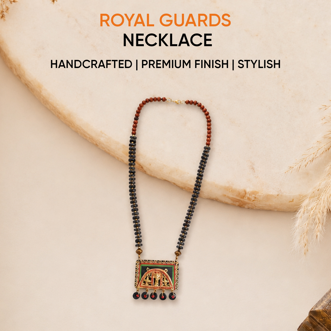 The Royal Guards Handcrafted Tribal Necklace