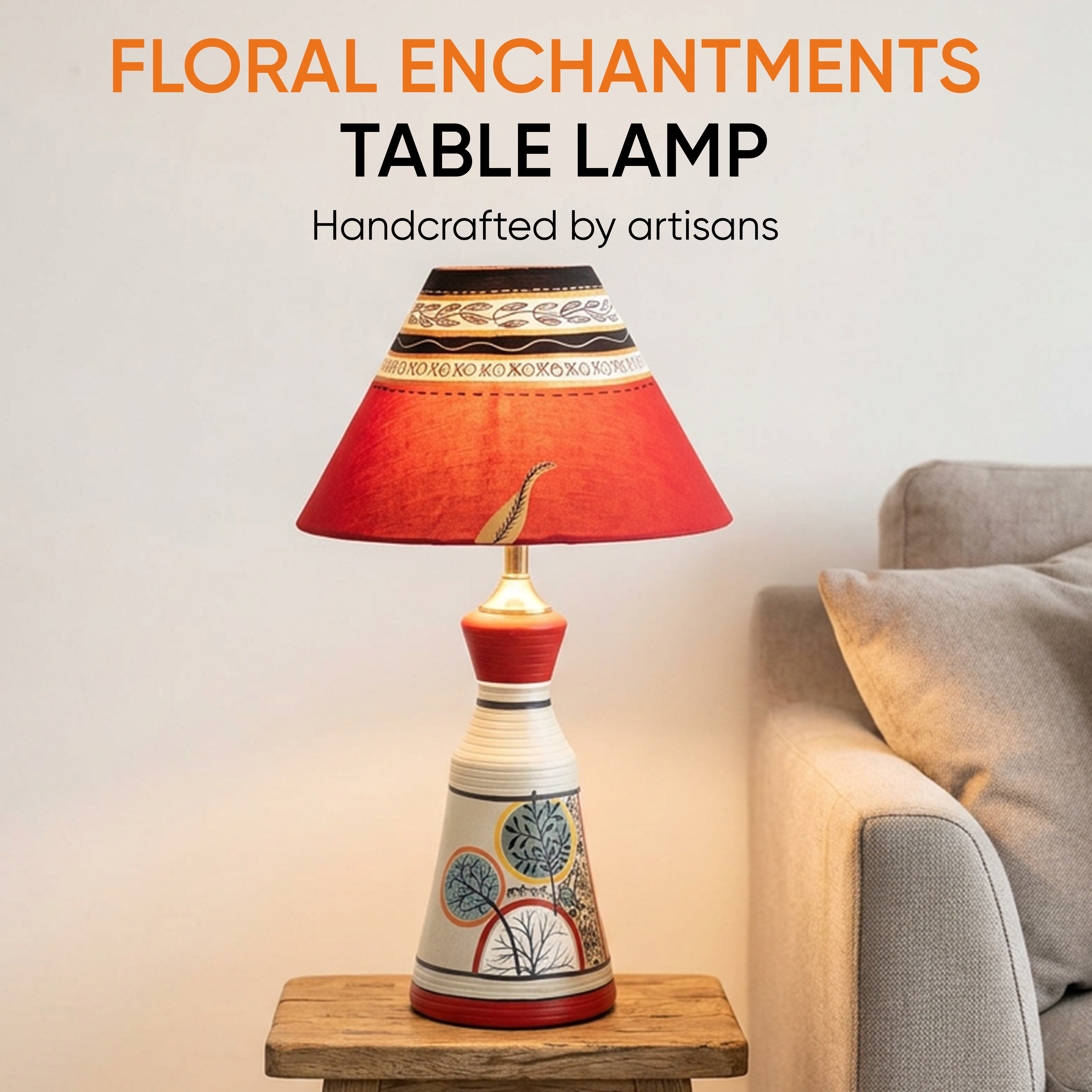 Floral Enchantments Table Lamp
