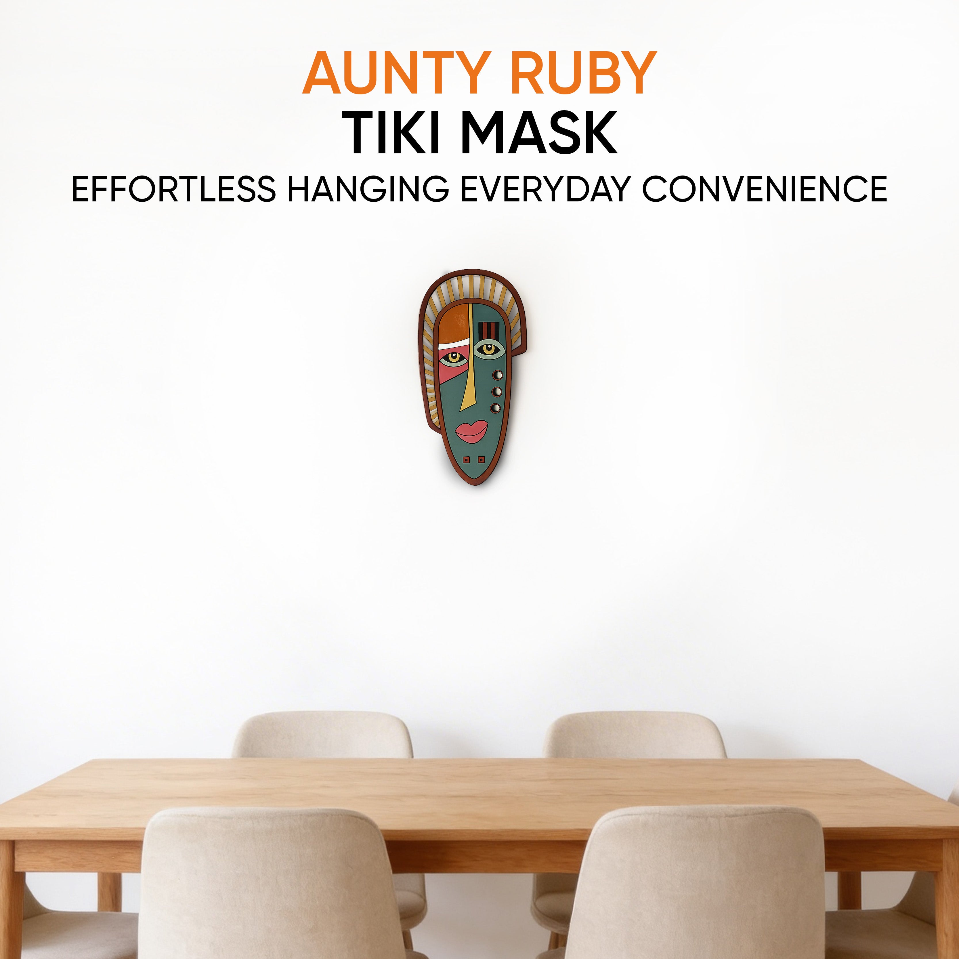 Aunt Ruby Wall Decor Mask (7x14)