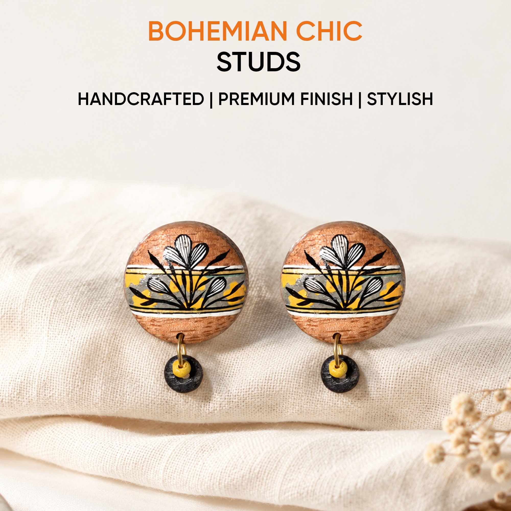 Bohemian Chic Studs