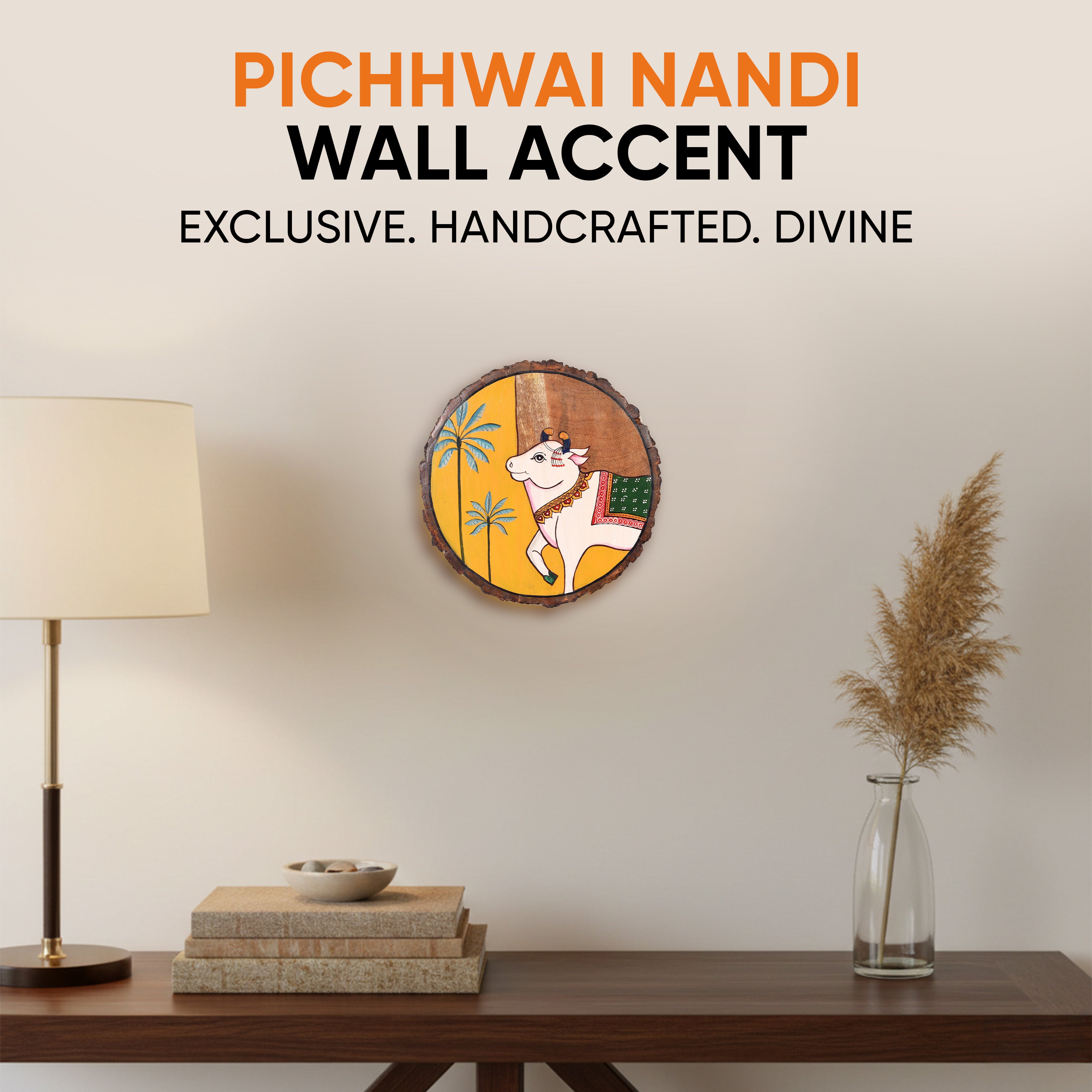 Pichhwai Nandi Wall Accent