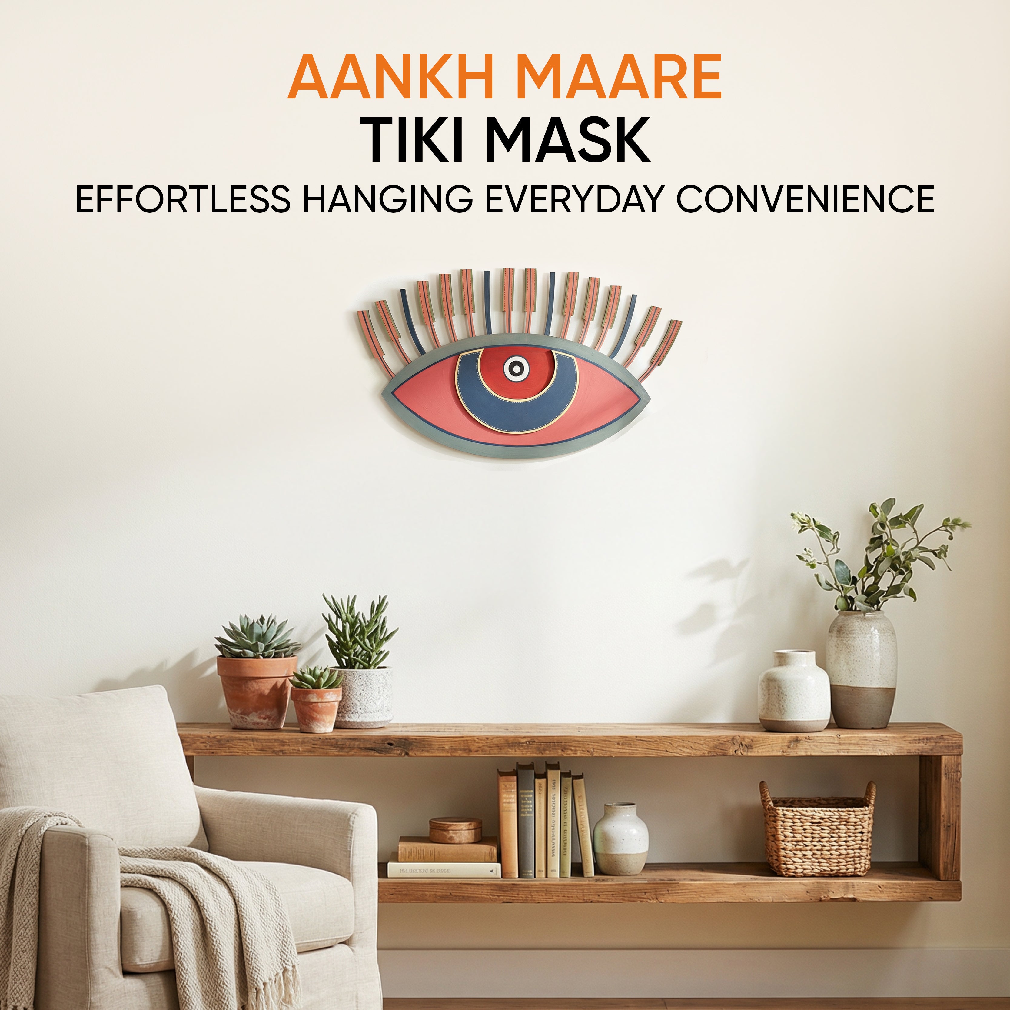 Pianist's Eyes Wall Decor Mask