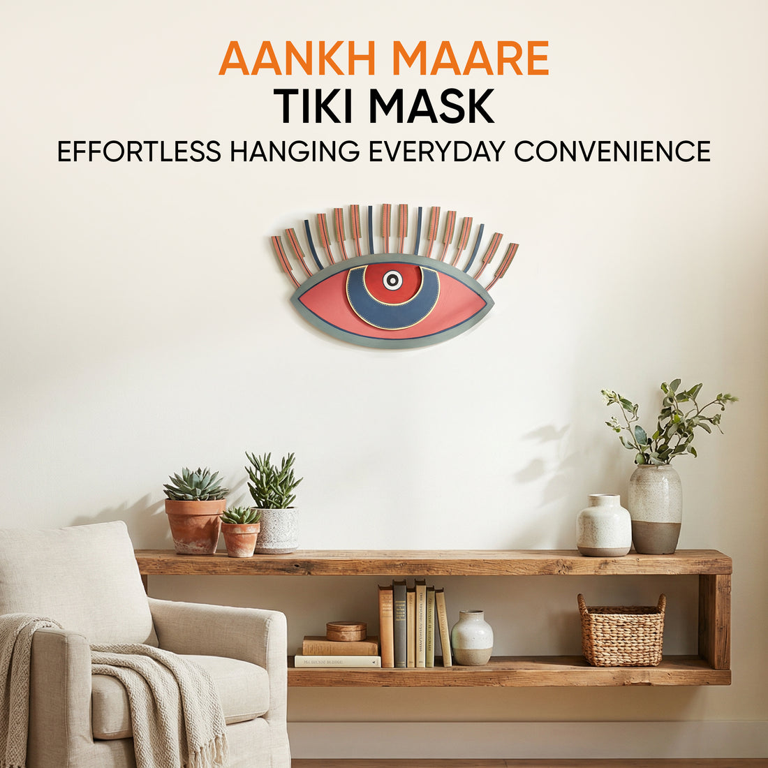 Pianist's Eyes Wall Decor Mask